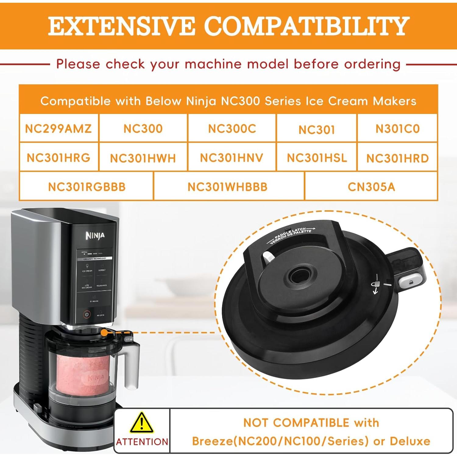 Tapa de tazón exterior Ninja Creami NC301 - Reemplazo duradero