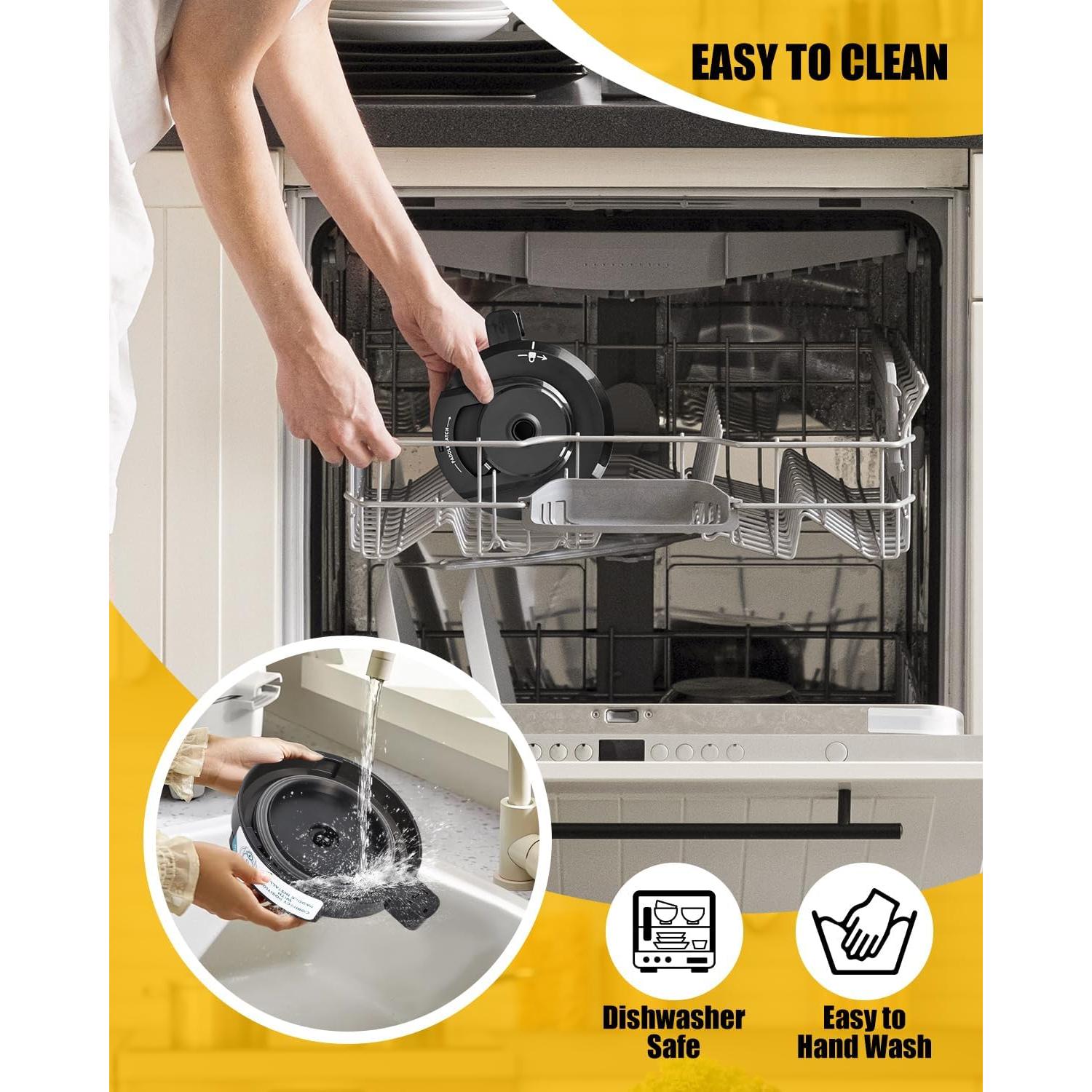 Tapa de Tazón Exterior Ninja Creami NC301/NC300/NC299AMZ - Reemplazo