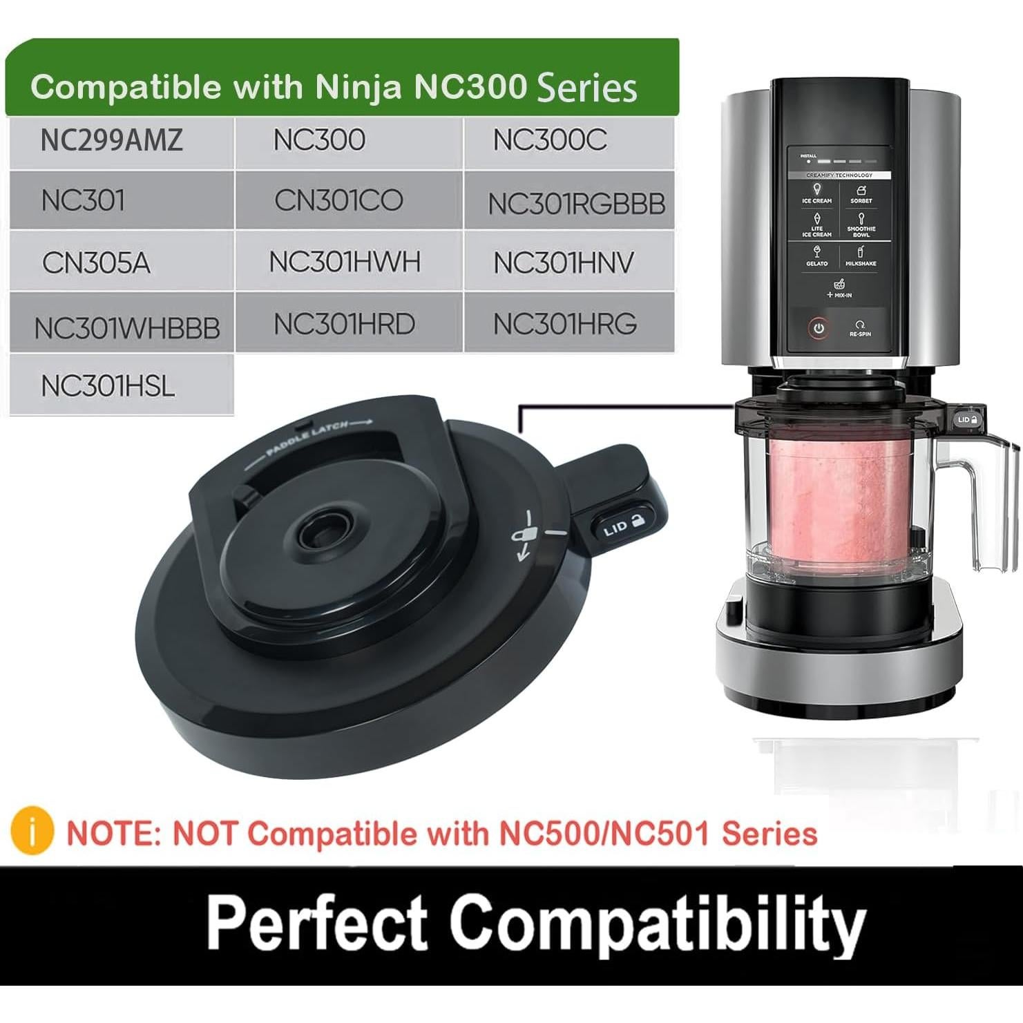 Tapa de Tazón Exterior JYCESFY NC300 Reemplazo Irrompible