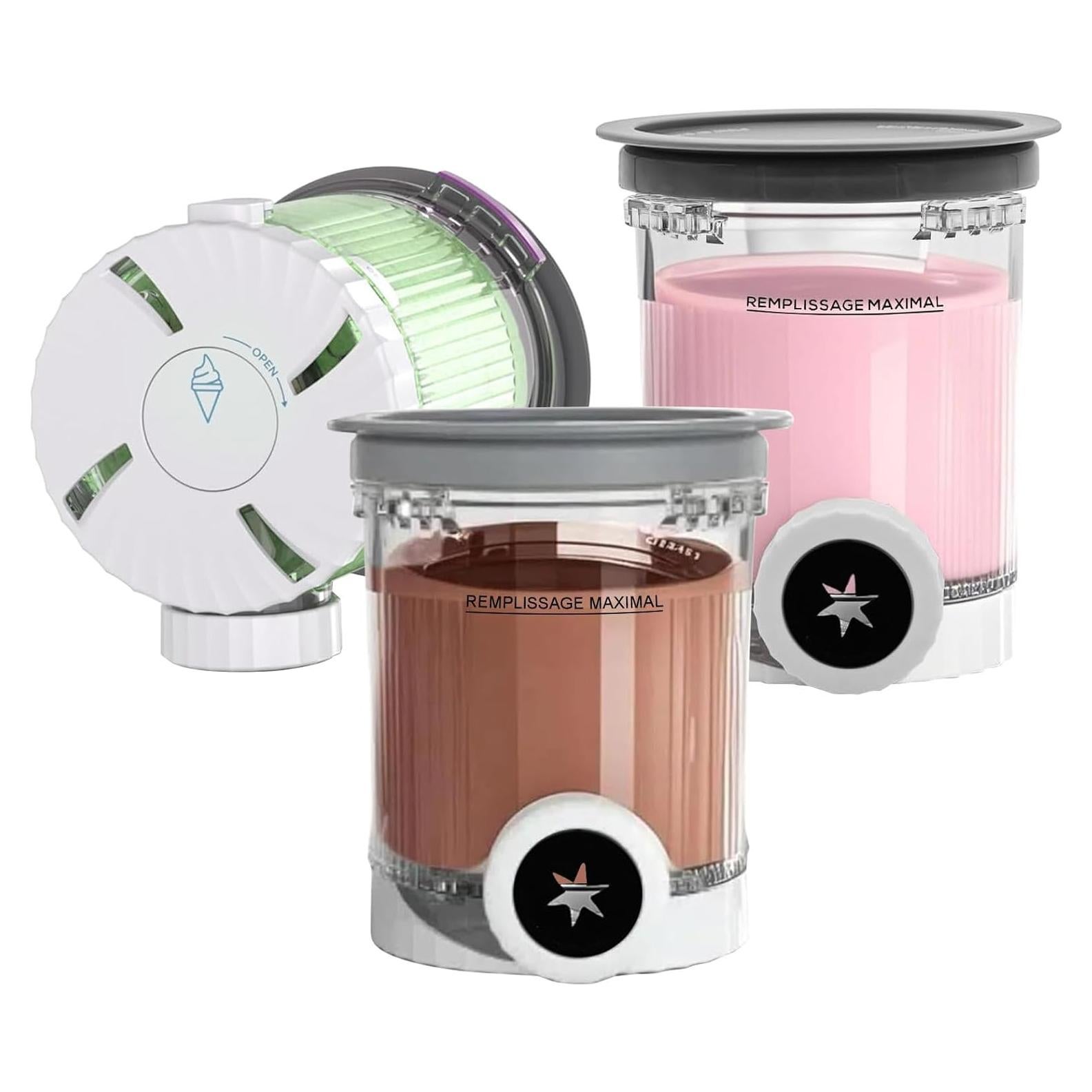 Contenedores Reemplazo Ninja Creami Pint - 3 Piezas Grado Alimenticio