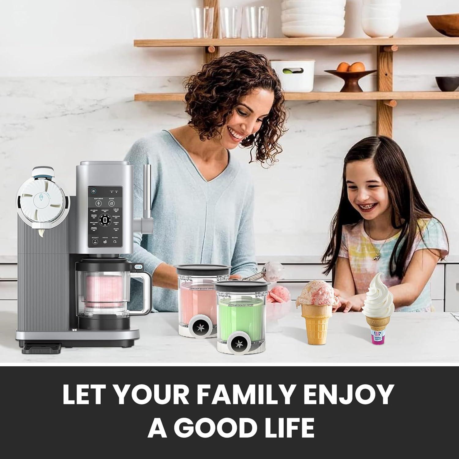 Contenedores Reemplazo Ninja Creami Pint - 3 Piezas Grado Alimenticio