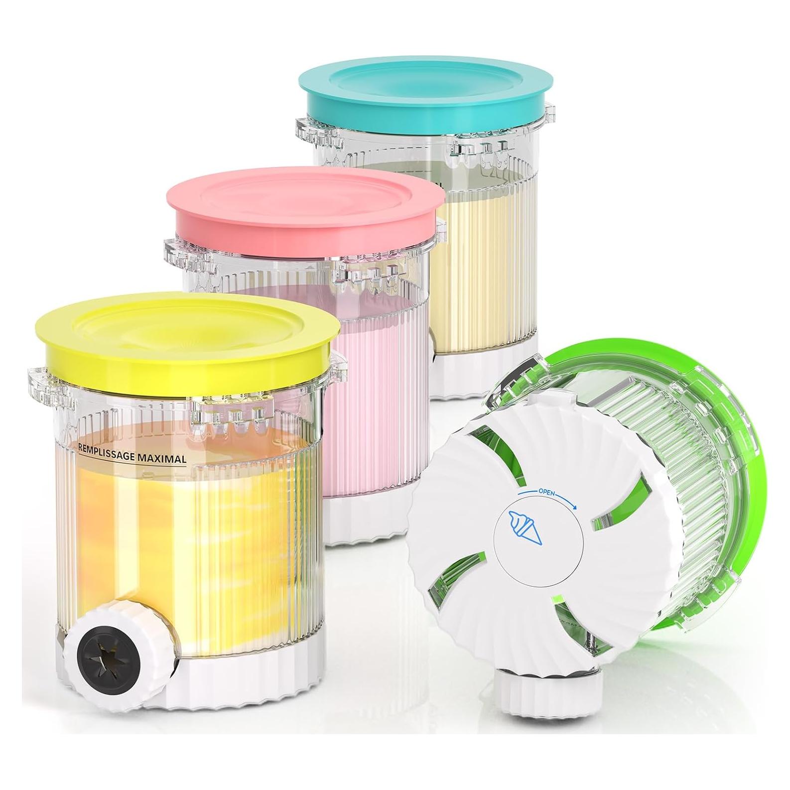 Paquete de 4 Contenedores Ninja Creami Swirl Pints NC700