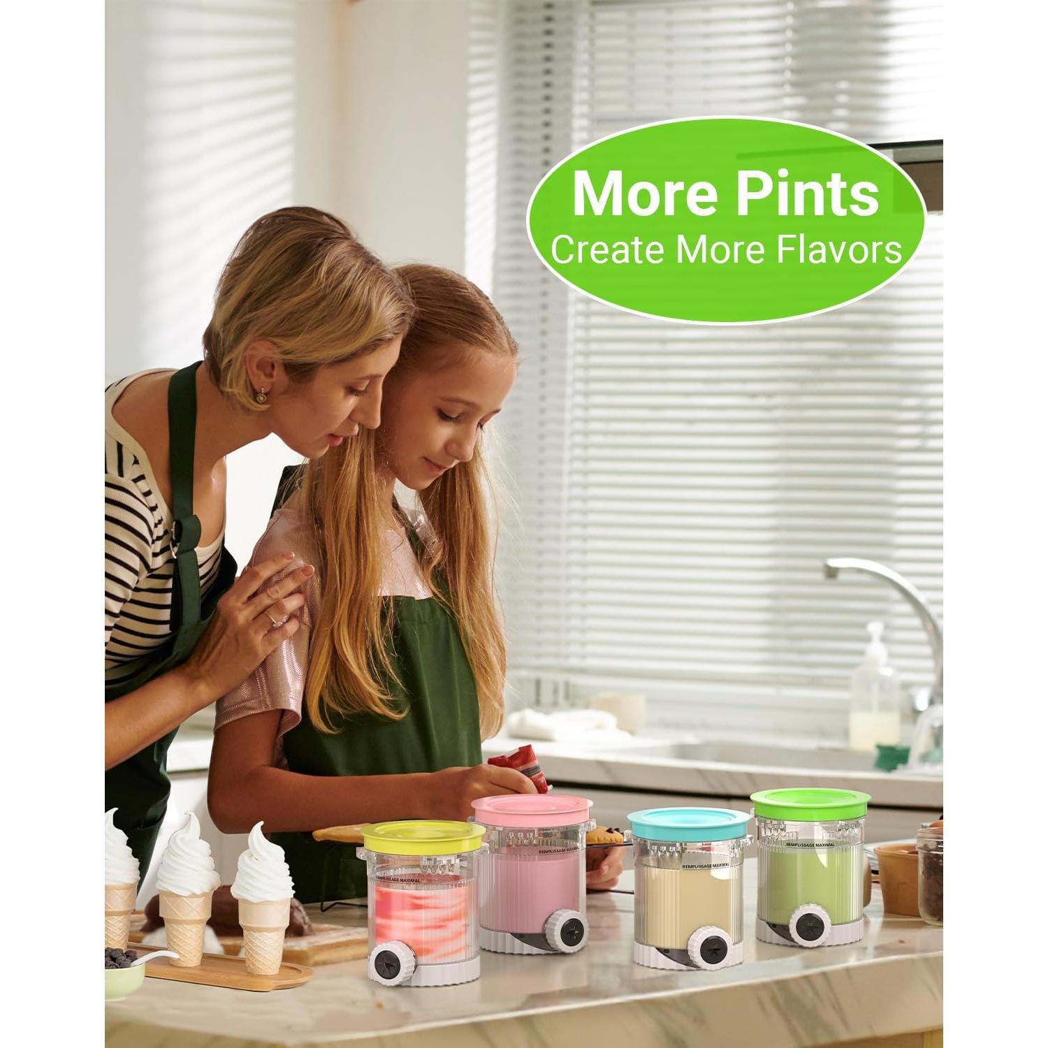 Paquete de 4 Contenedores Ninja Creami Swirl Pints NC700