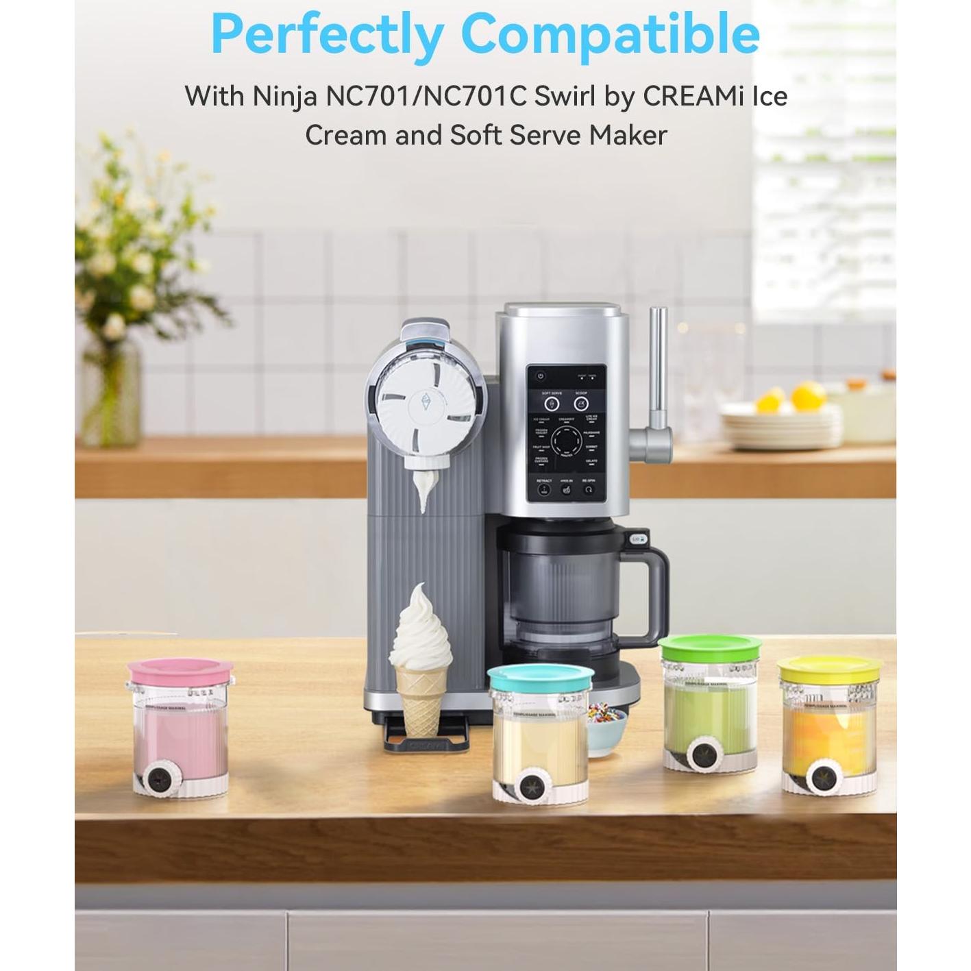 Envases Creami Swirl Ninja CREAMi NC701 - 2 Paquetes