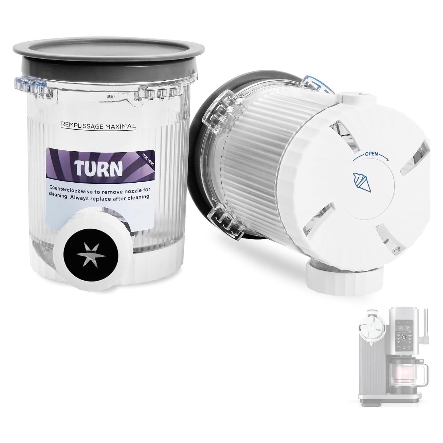 Paquete de 2 Pints y Tapas ChamThingzeal para Ninja Creami 473ml