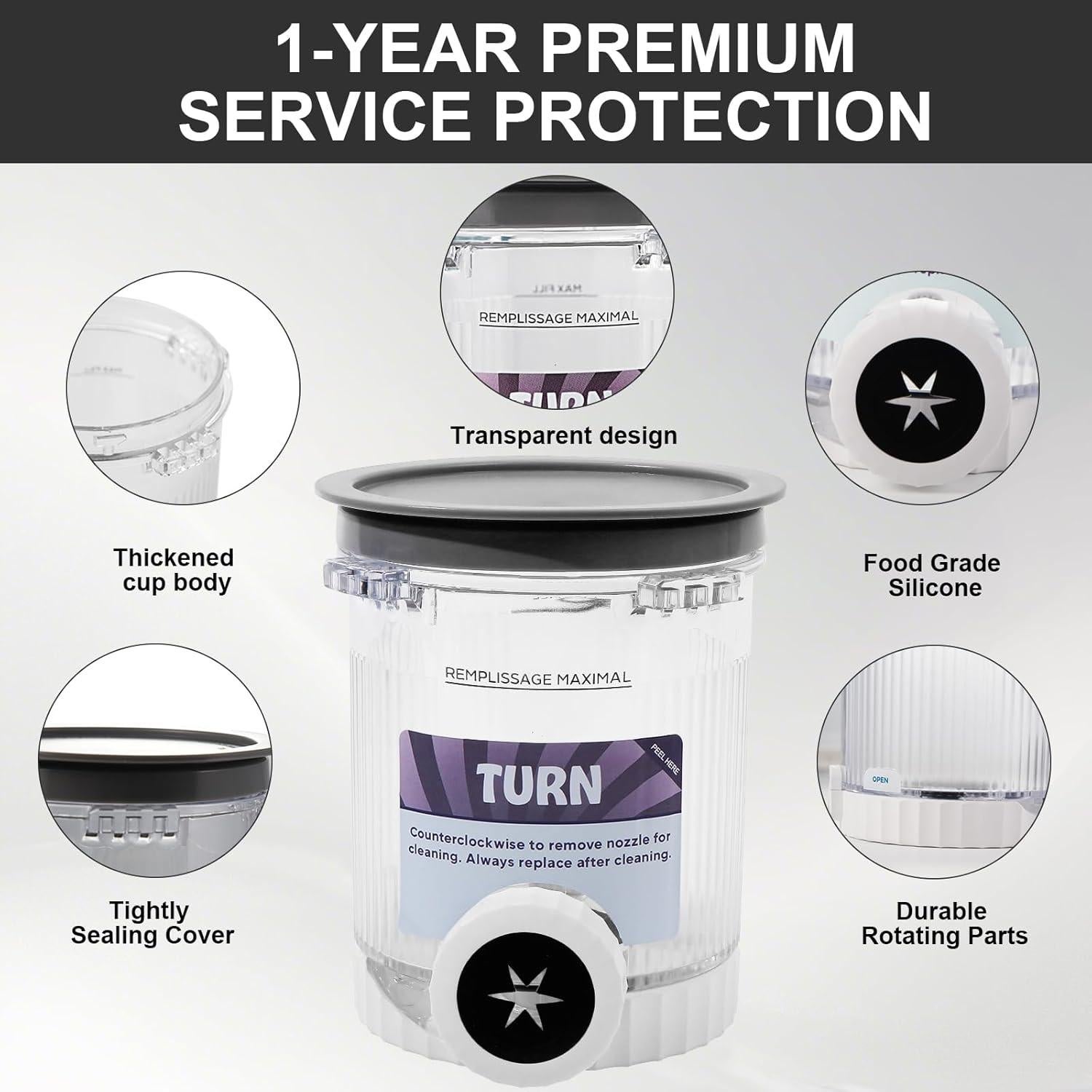 Paquete de 2 Pints y Tapas ChamThingzeal para Ninja Creami 473ml