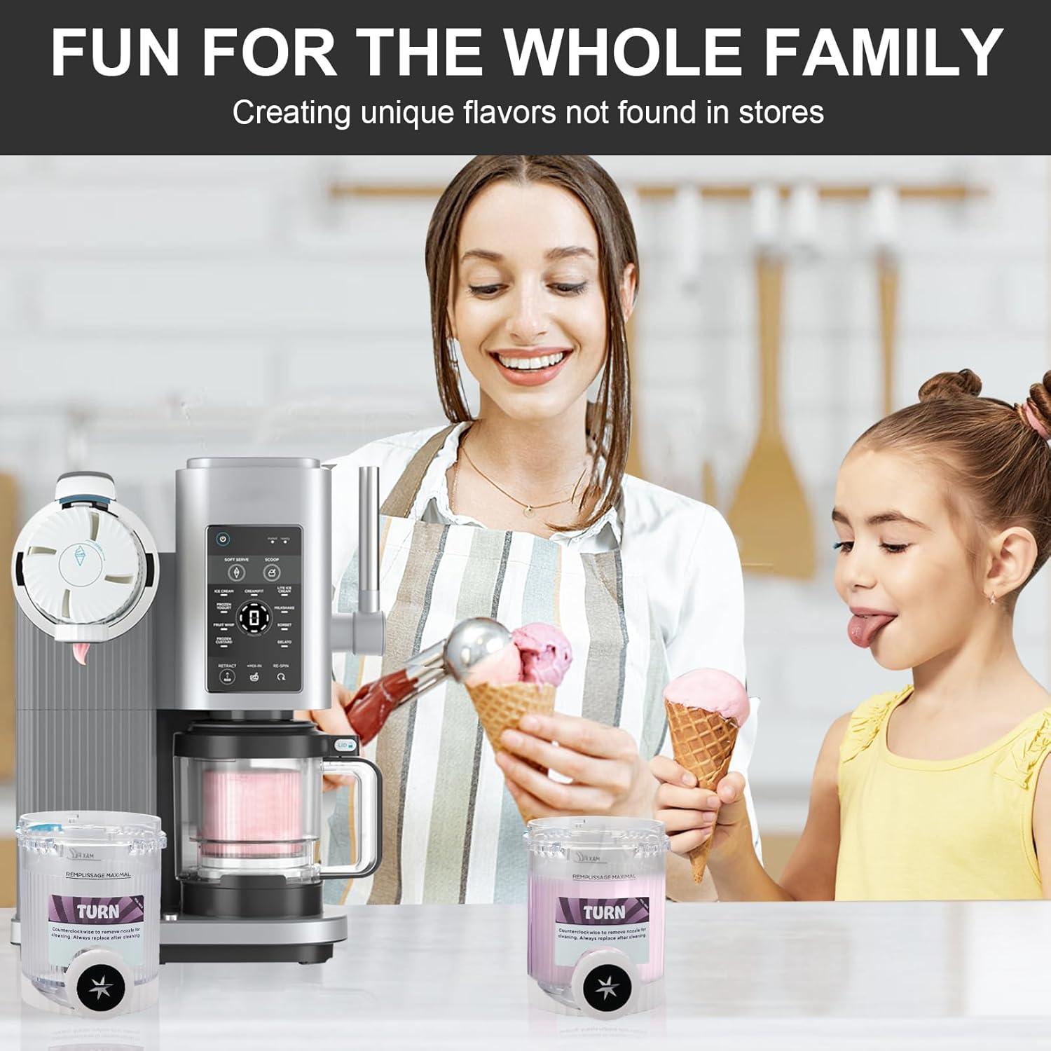 Paquete de 2 Pints y Tapas ChamThingzeal para Ninja Creami 473ml