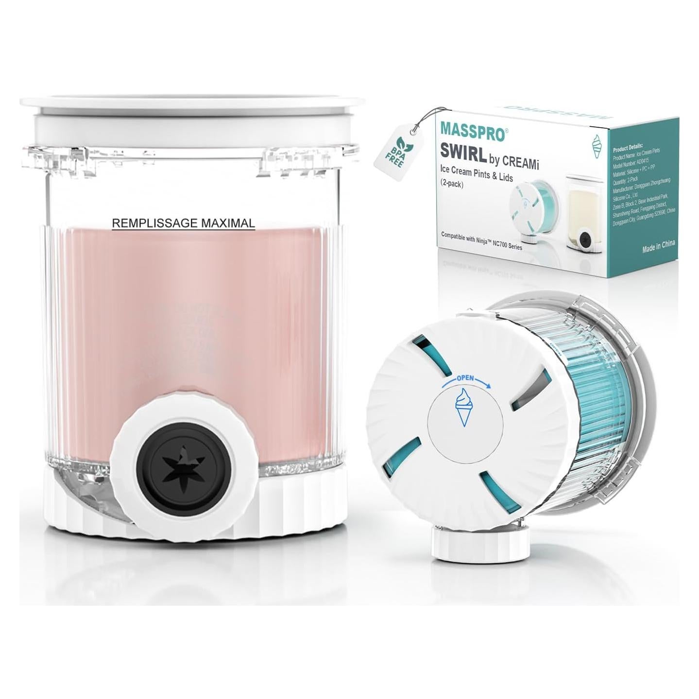 Contenedores de Reemplazo Ninja CREAMi NC700 - 2 Piezas 473ml