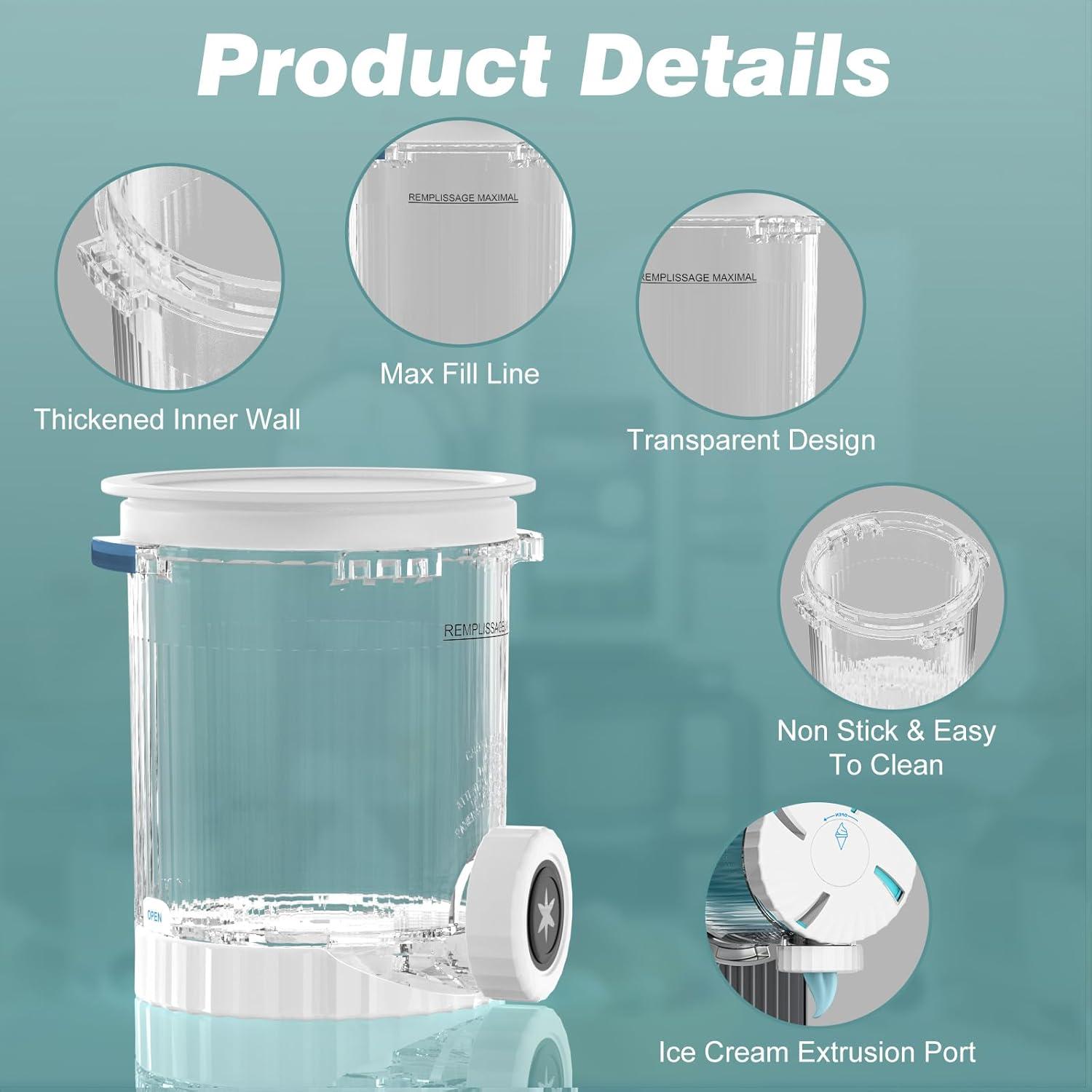 Contenedores de Reemplazo Ninja CREAMi NC700 - 2 Piezas 473ml