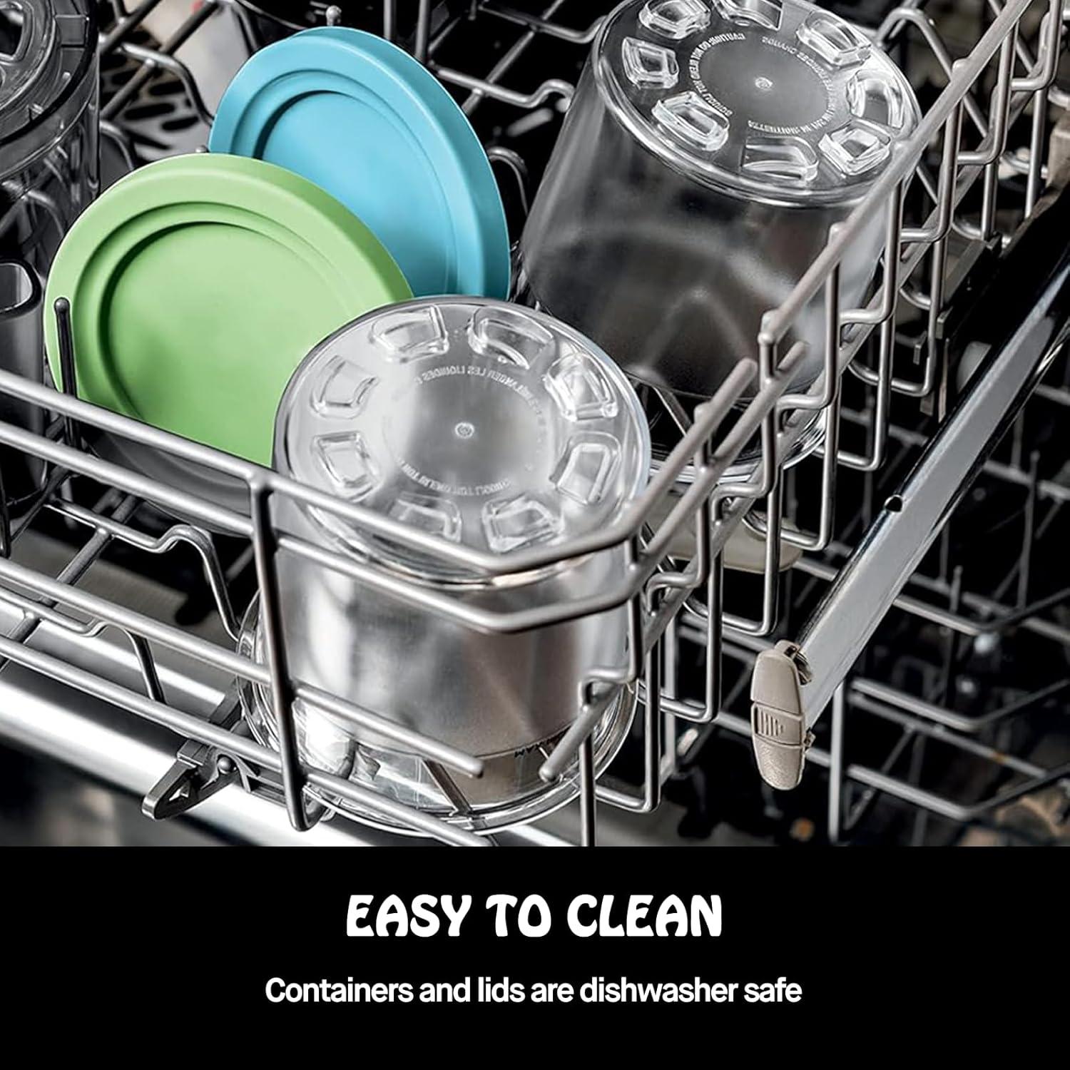 Pintas y tapas Ninja Creami SVNOOC 16 oz, 4 colores, BPA free