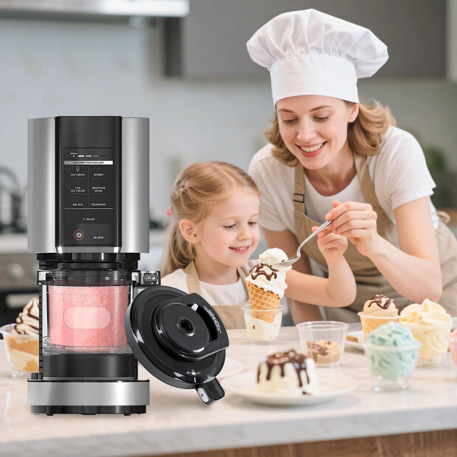 Tapa de Tazón Exterior WUPIOS para Ninja Creami NC301