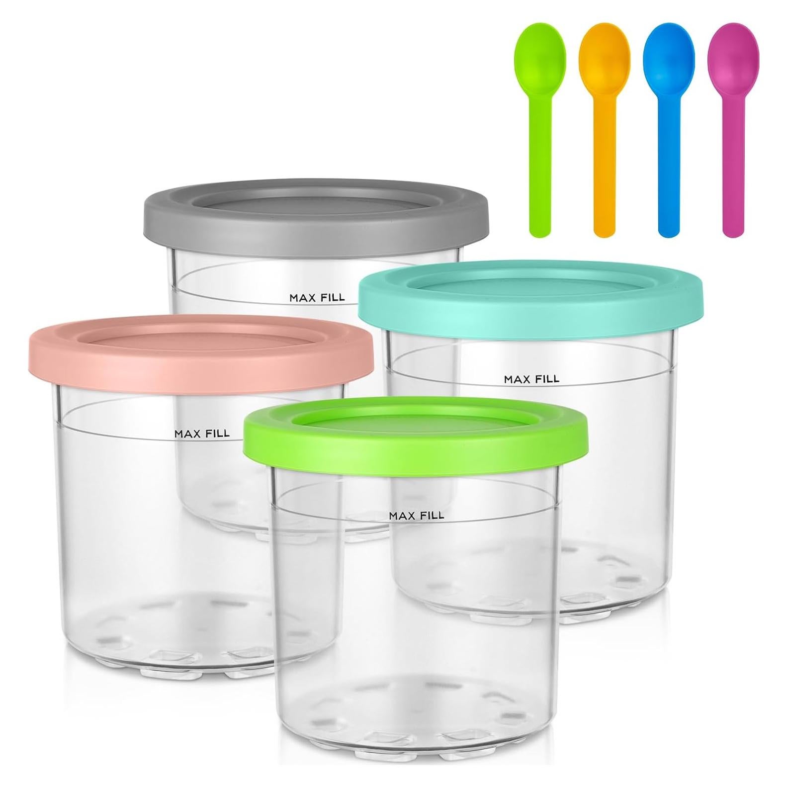 Contenedores de Pintura Ninja Creami 16oz - Paquete de 4