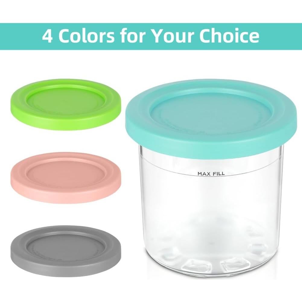 Contenedores de Pintura Ninja Creami 16oz - Paquete de 4