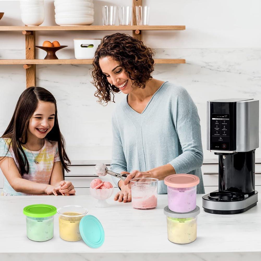 Contenedores de Pintura Ninja Creami 16oz - Paquete de 4