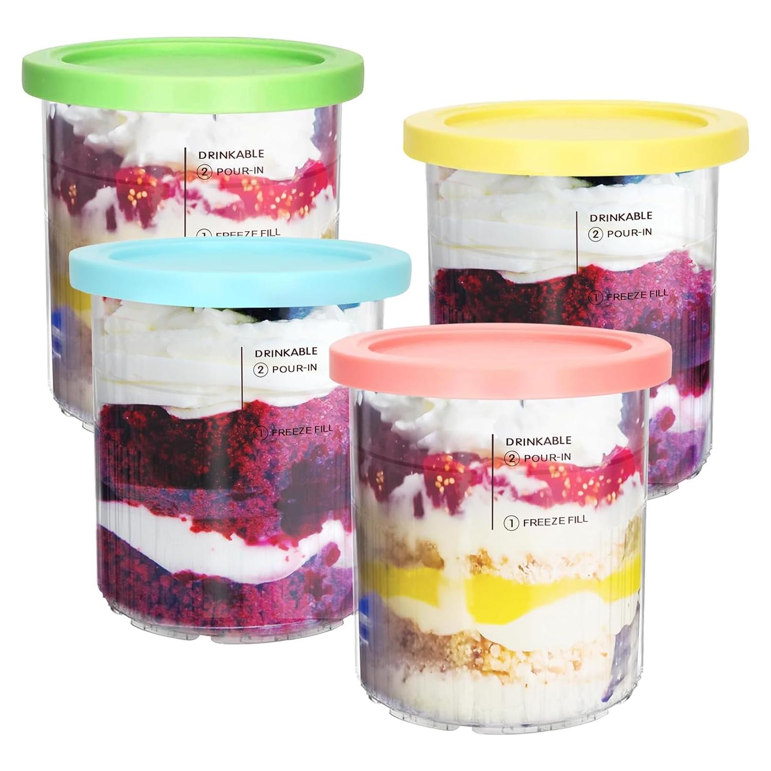 Pints y Tapas para Ninja Creami Deluxe 4 Pack 24 oz