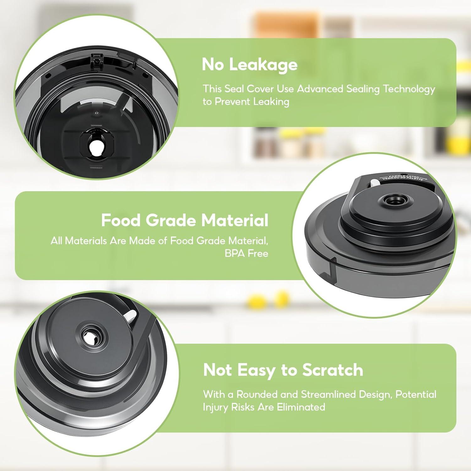 Tapa Externa Repuesto Ninja Creami NC301 Compatible 15.43x14.50cm