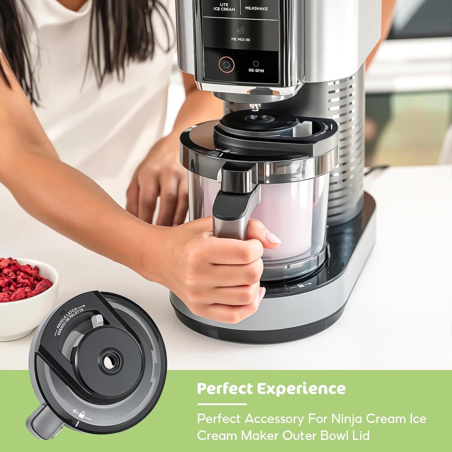 Tapa Externa Repuesto Ninja Creami NC301 Compatible 15.43x14.50cm