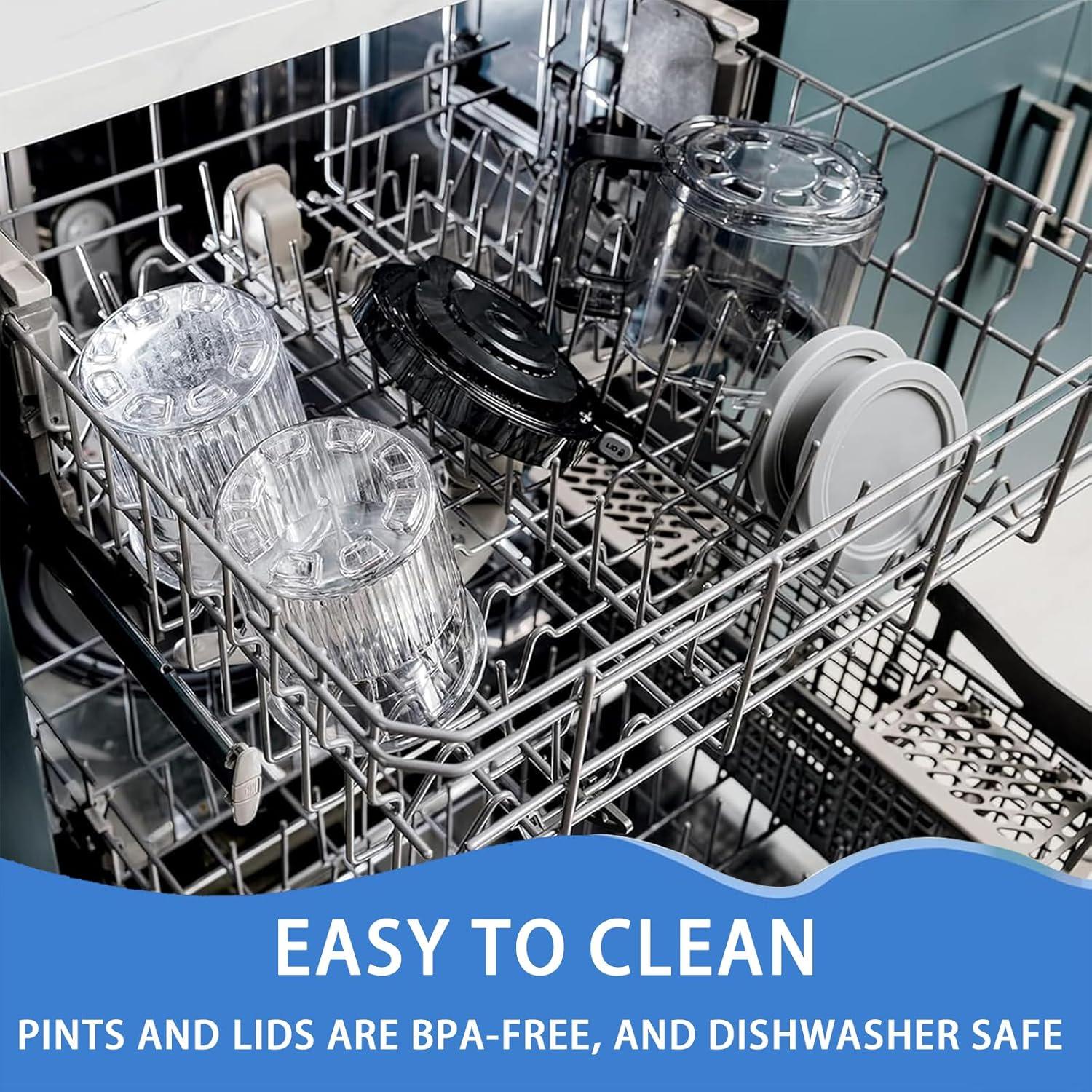 Paquete de 4 Contenedores Ninja Creami 24oz - NC501 NC500