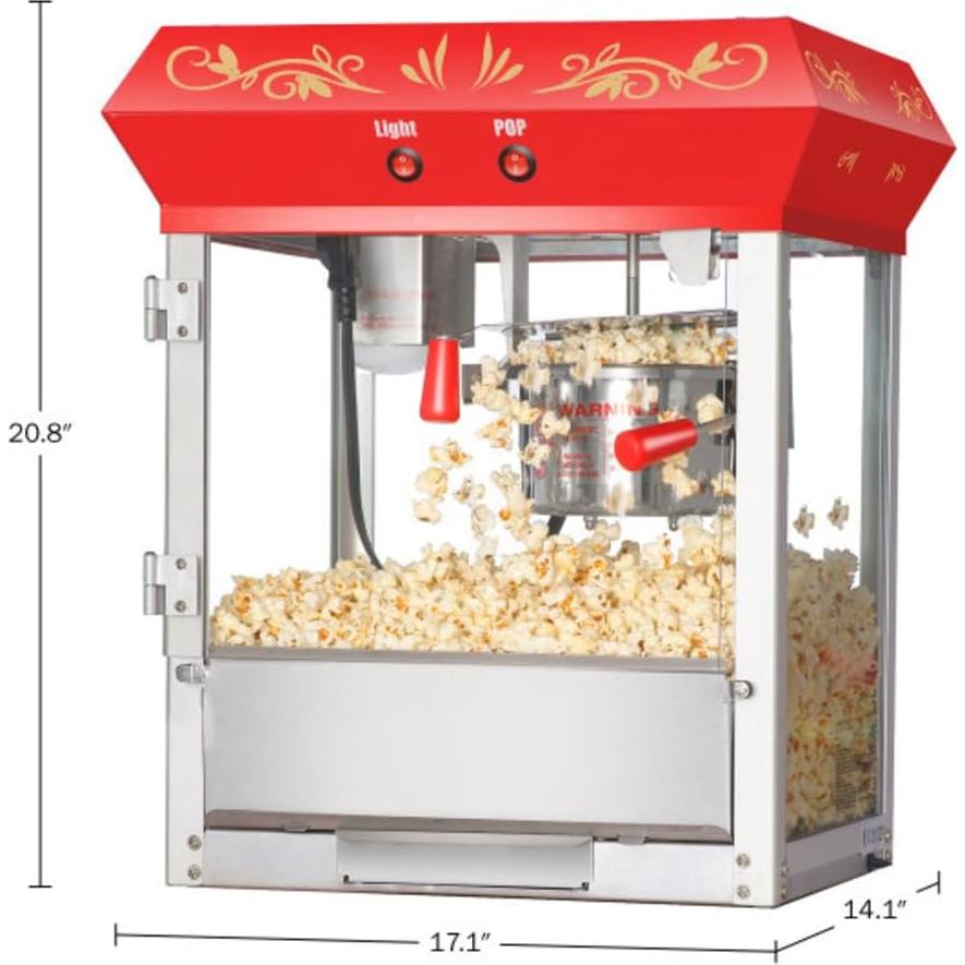 Máquina de Palomitas de Maíz Gran Compañía 4oz Roja