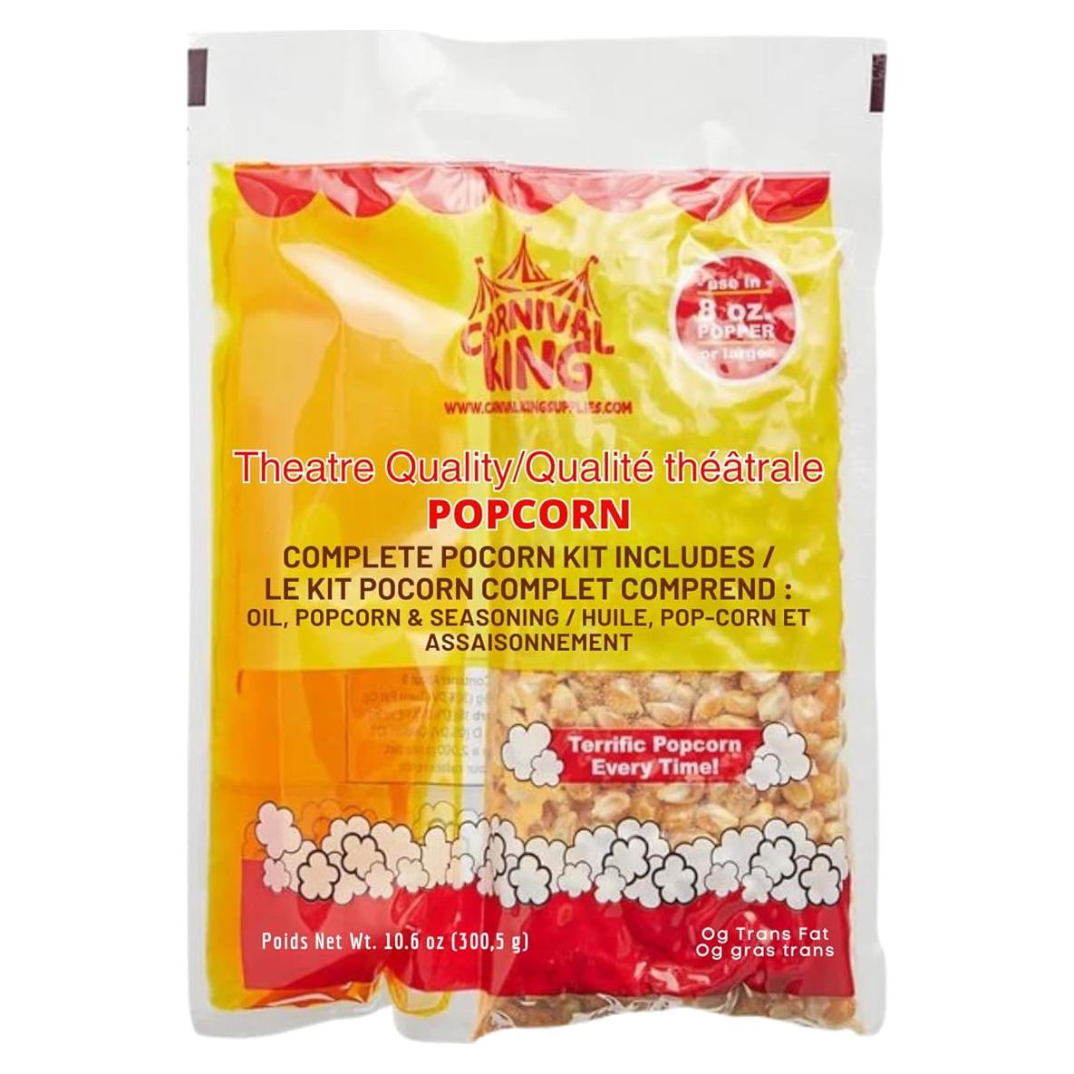 Kit de Palomitas de Maíz Carnival King 283.5g para Máquinas 8-10oz