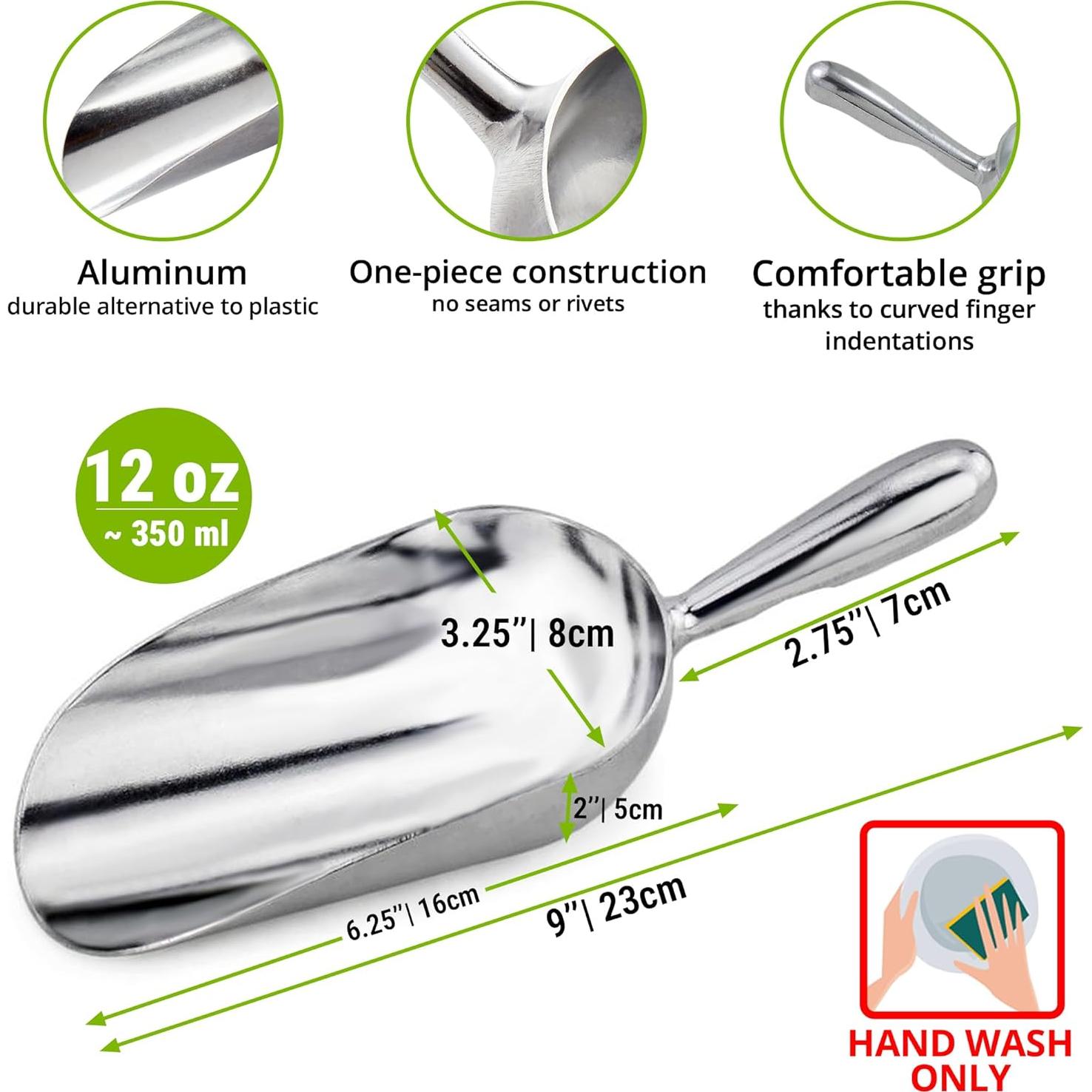 Cucharón de Aluminio CUSINIUM 12 oz + Molinillo de Sal