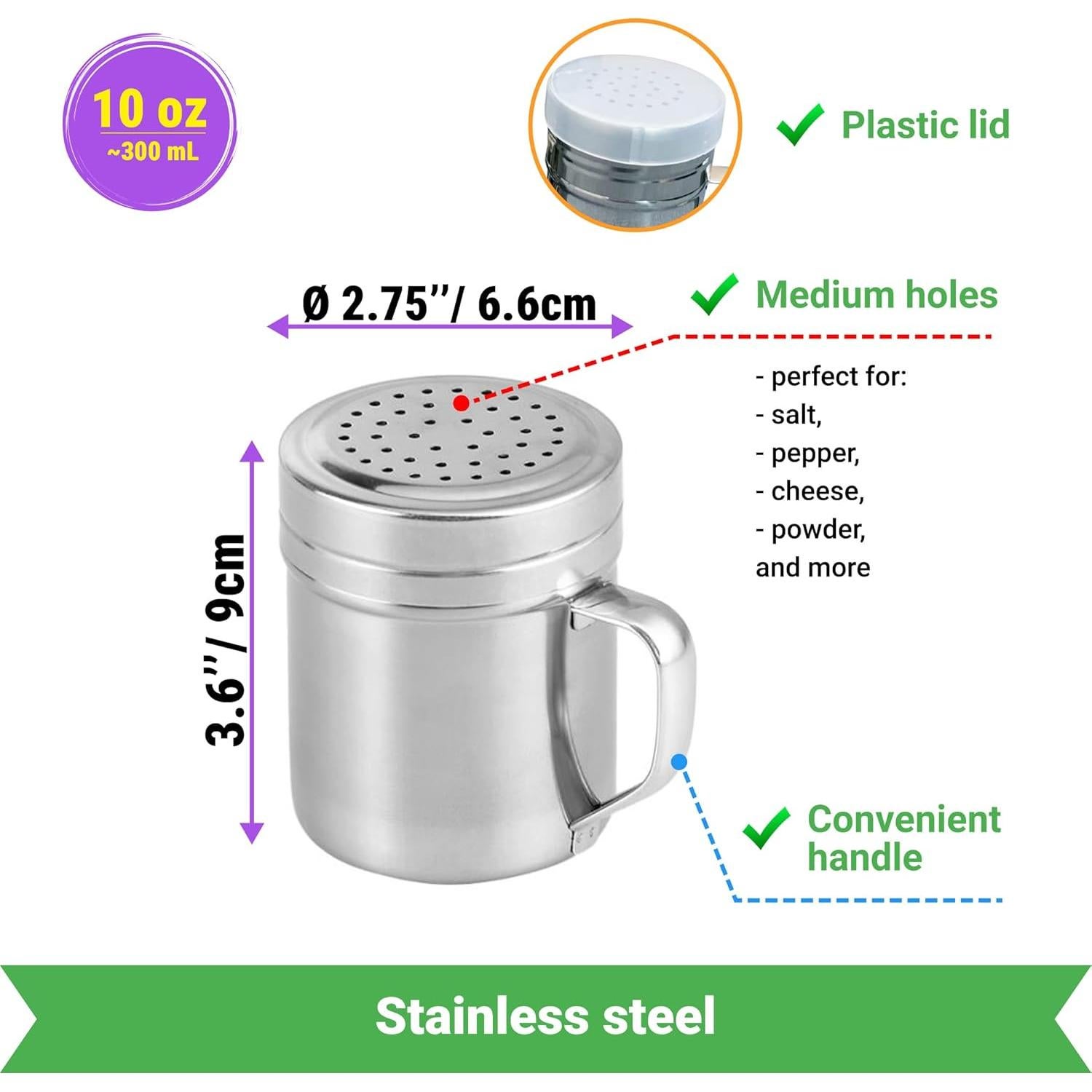 Cucharón de Aluminio CUSINIUM 12 oz + Molinillo de Sal