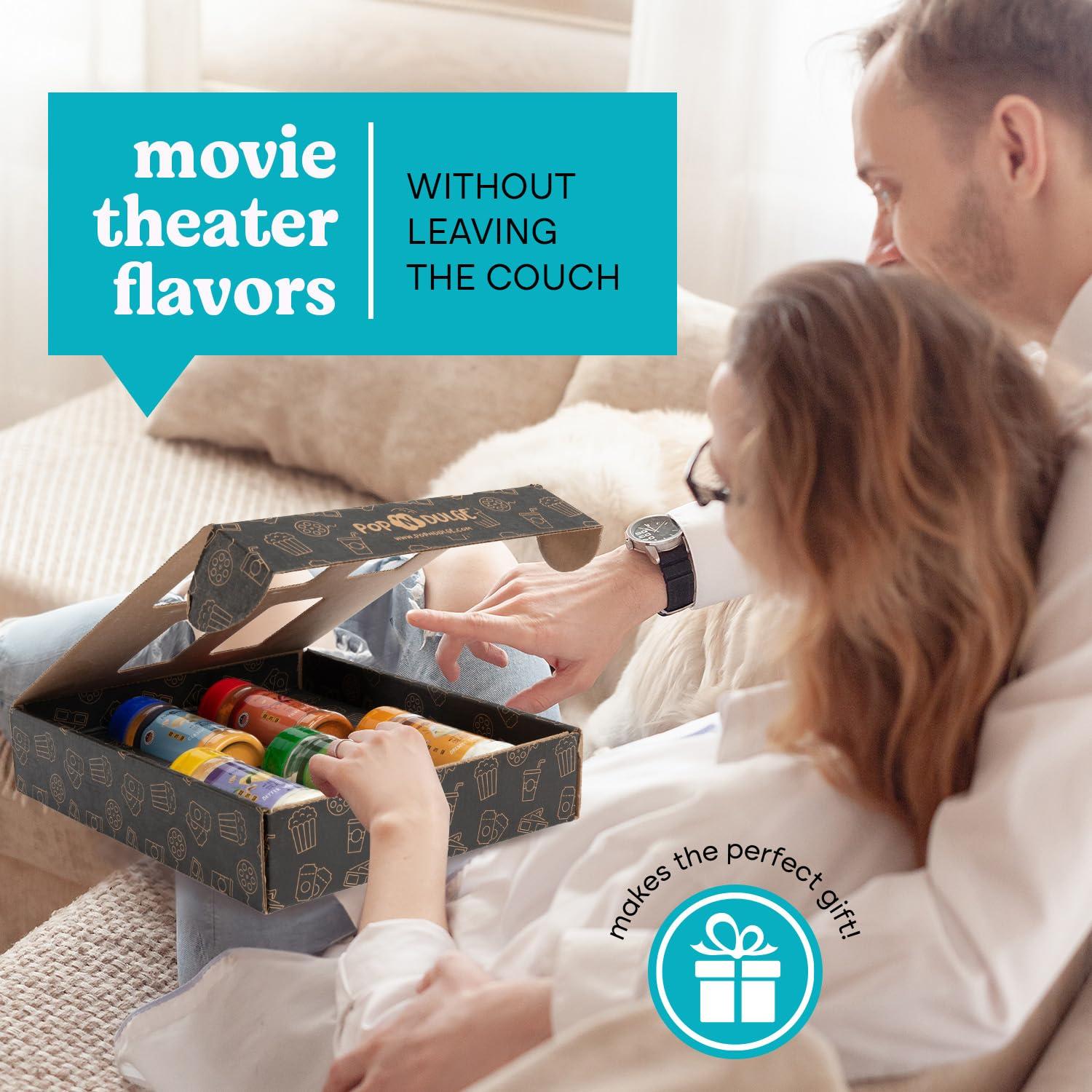 Set de Sazonadores de Palomitas de Maíz Pop 'N Dulge 5 sabores 70g