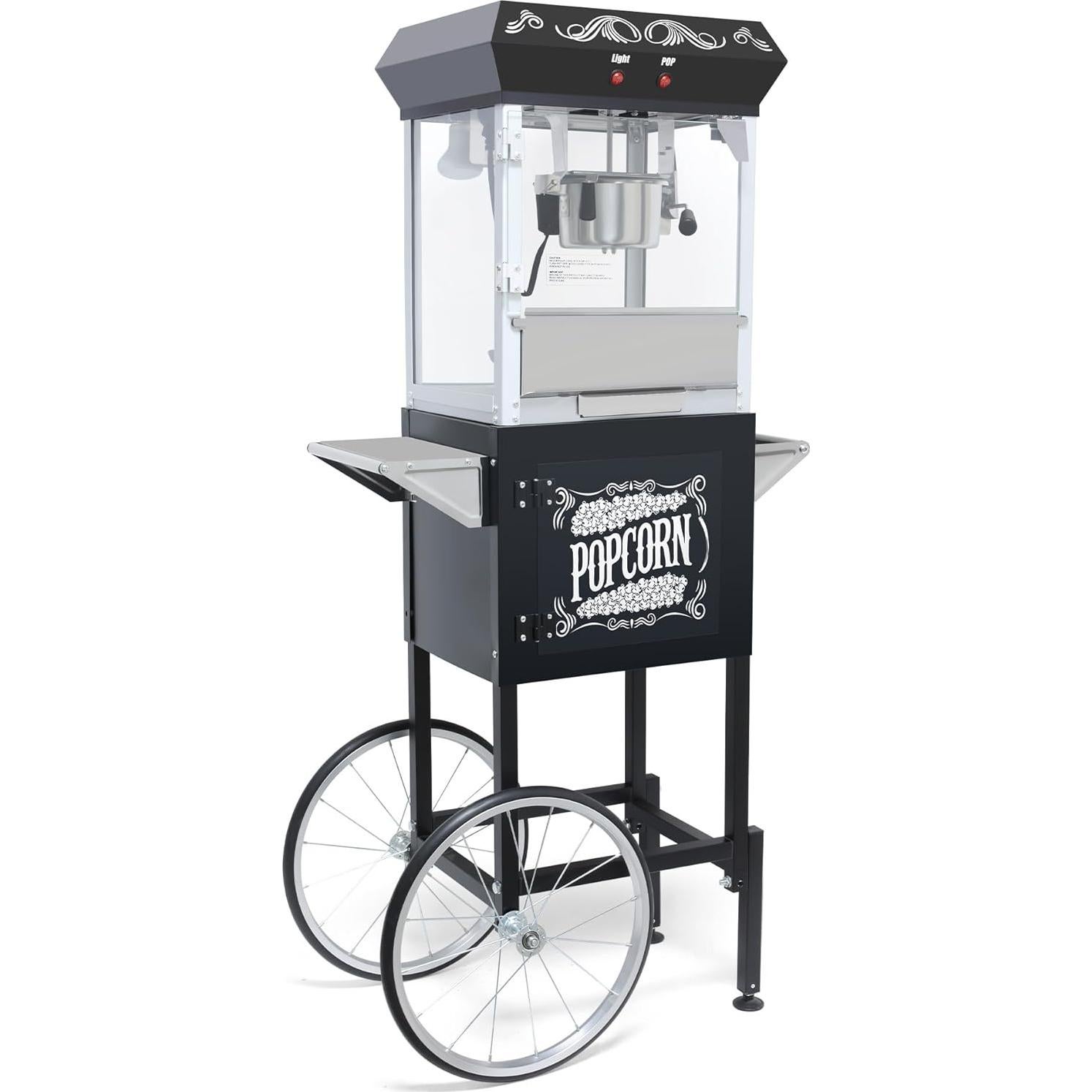 Máquina de Hacer Palomitas Nifoti 8 Oz 650W Acero Inoxidable