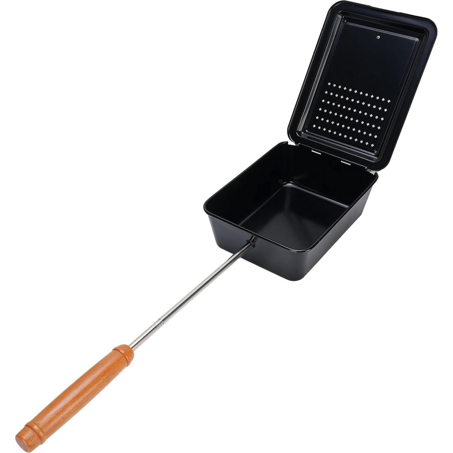 Bandeja para Hacer Palomitas Yosoo de Hierro con Mango de Madera