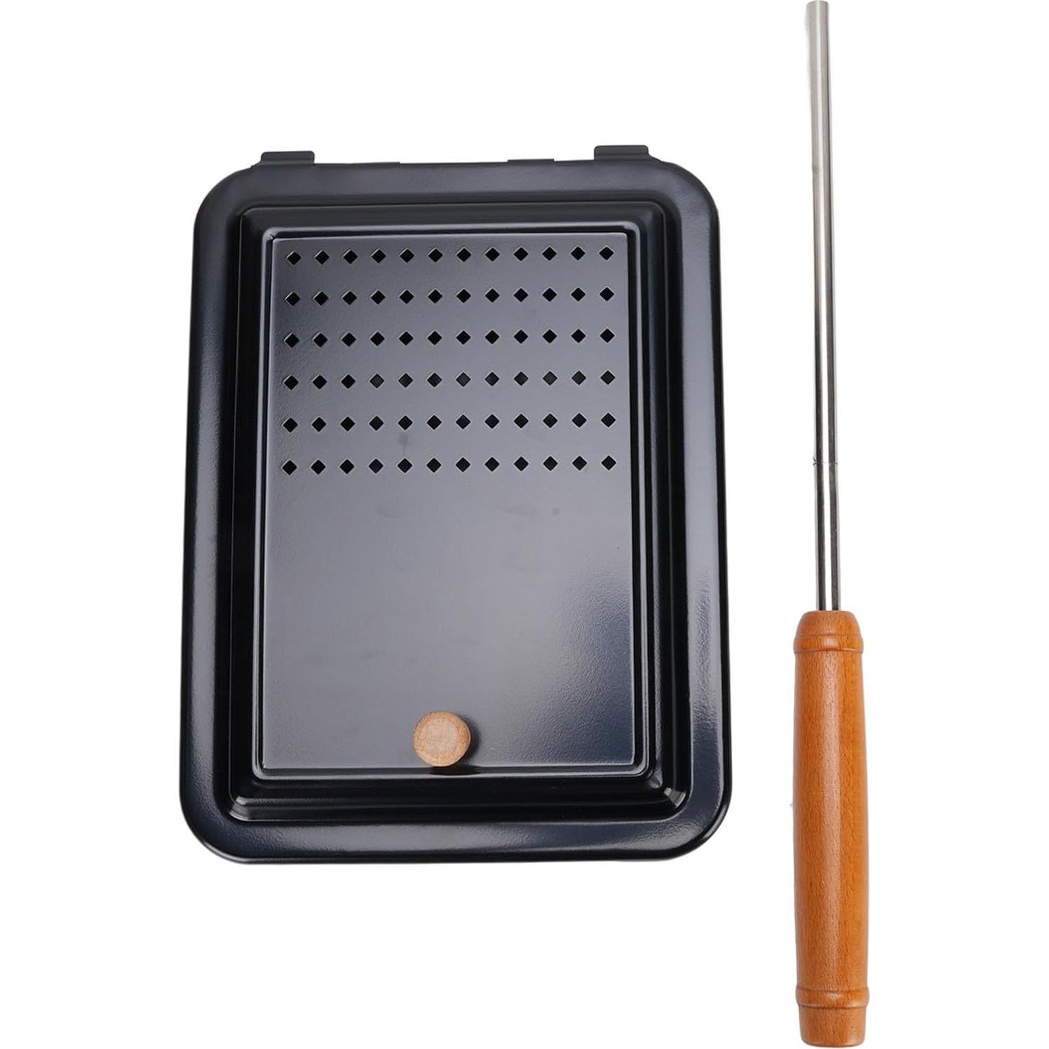 Bandeja para Hacer Palomitas Yosoo de Hierro con Mango de Madera