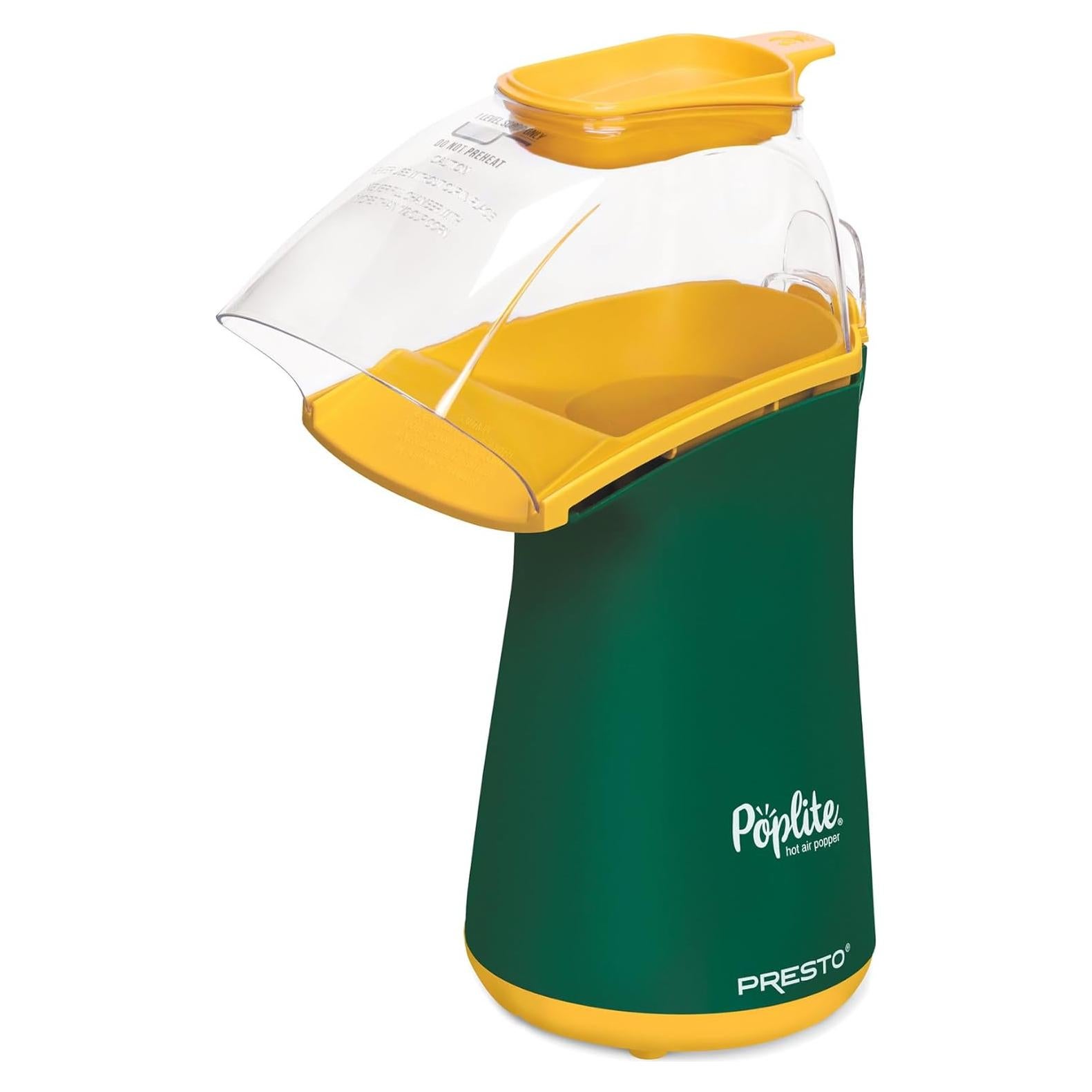 Máquina de Palomitas de Maíz Presto PopLite Verde/Dorado 20 Tazas