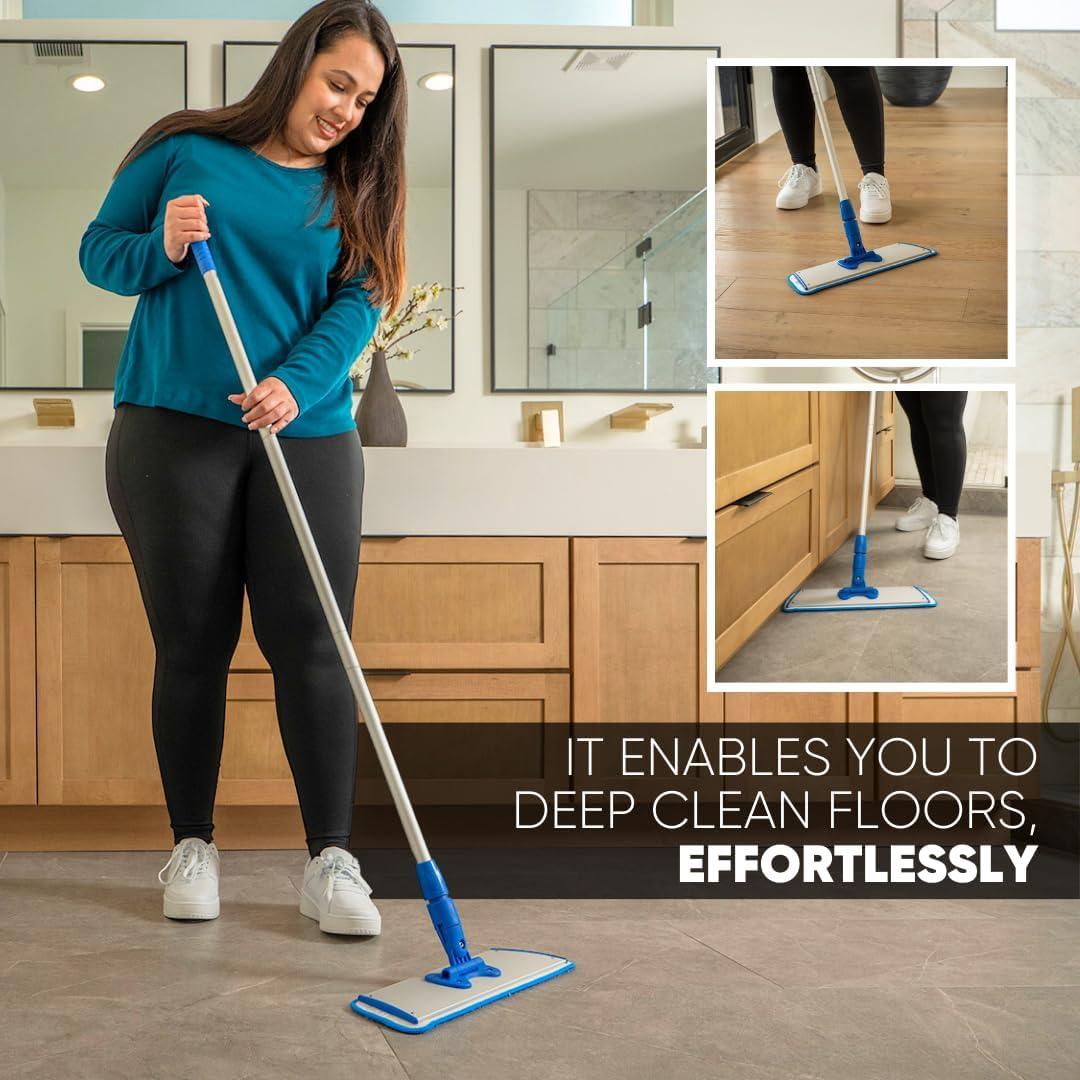 Cinch Mop de Microfibra para Pisos - 5 Piezas - Limpieza Eficaz