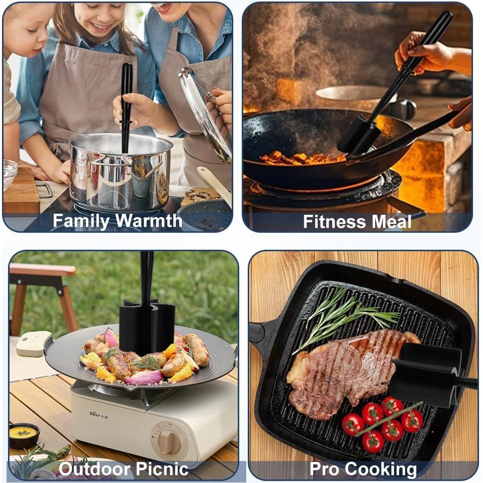 Picador de Carne y Aplastador VUCVOLH - Nylon Antiadherente 5 Cuchillas