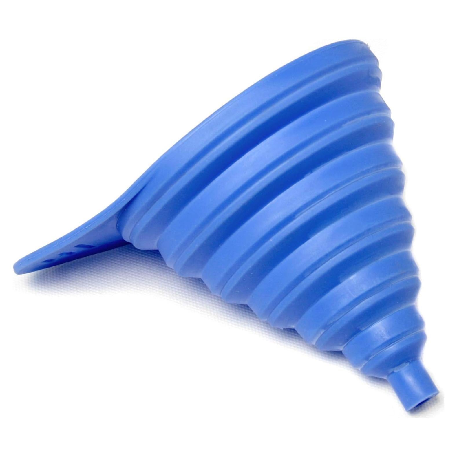 Chef Craft Collapsible Funnel, 5 inch, Blue