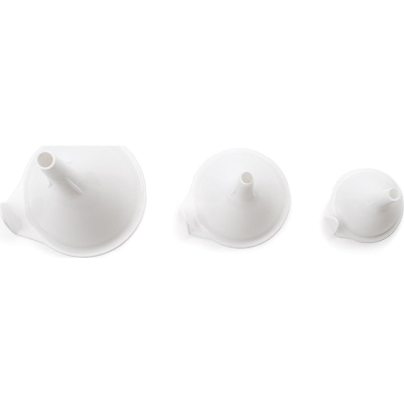 Embudo de Plástico Blanco Fox Run 12.07x15.24x24.13 cm