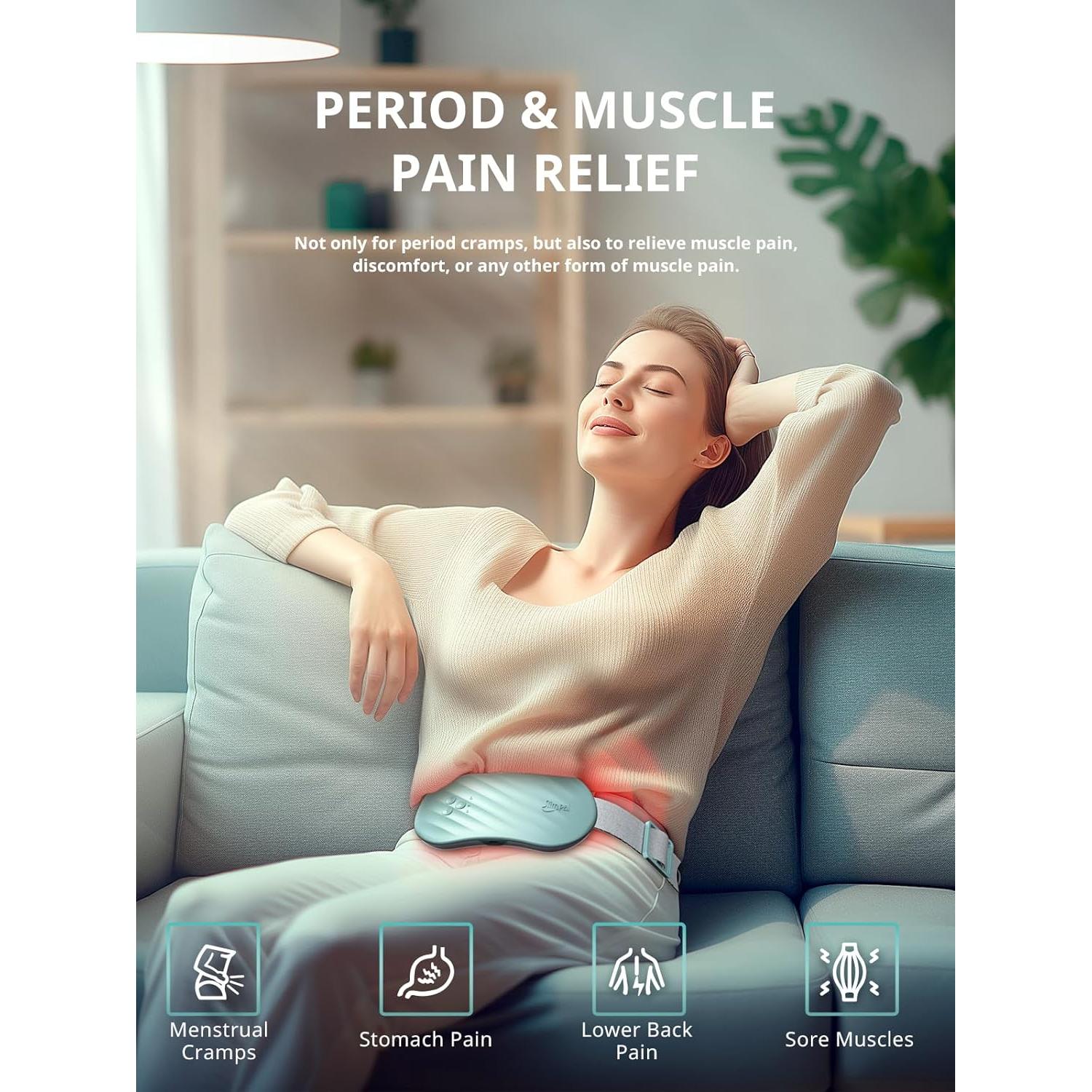Almohadilla Calentadora Slimpal SPC023 Inalámbrica para Calambres Menstruales