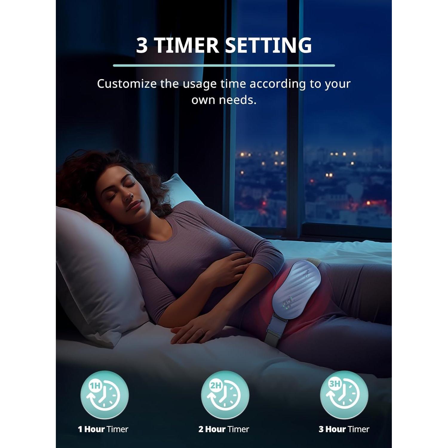 Almohadilla Calentadora Slimpal SPC023 Inalámbrica para Calambres Menstruales