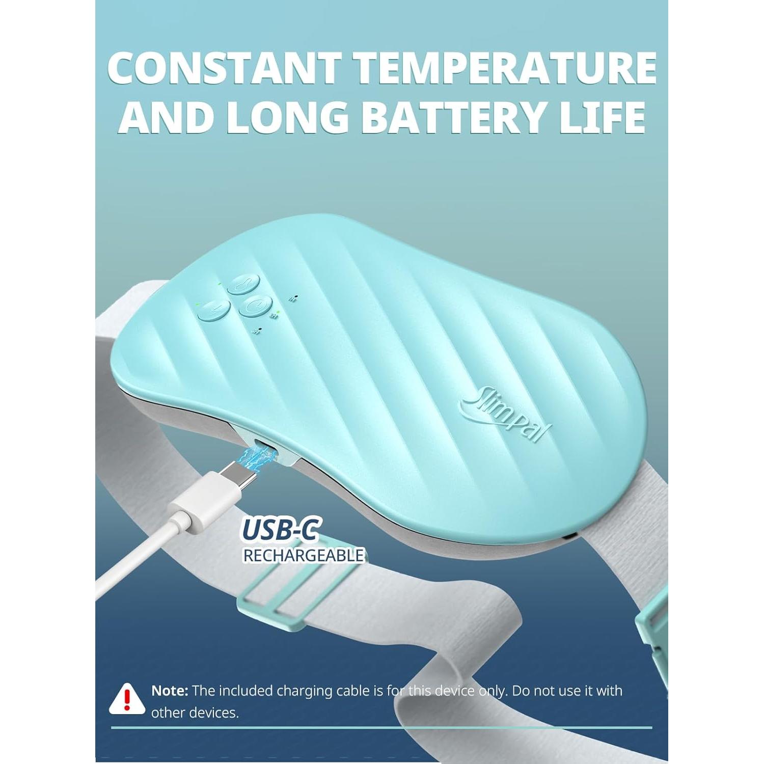 Almohadilla Calentadora Slimpal SPC023 Inalámbrica para Calambres Menstruales