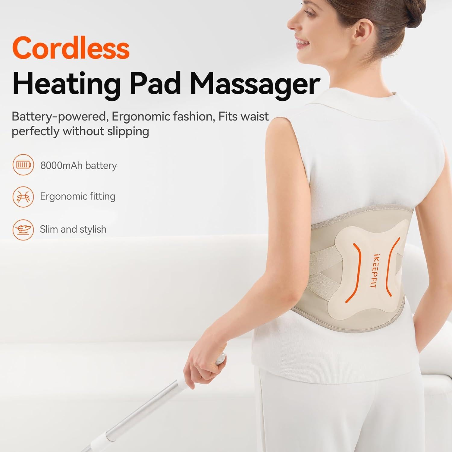 Almohadilla Térmica Inalámbrica IKEEPFIT MAXwarm 4.0 165 cm