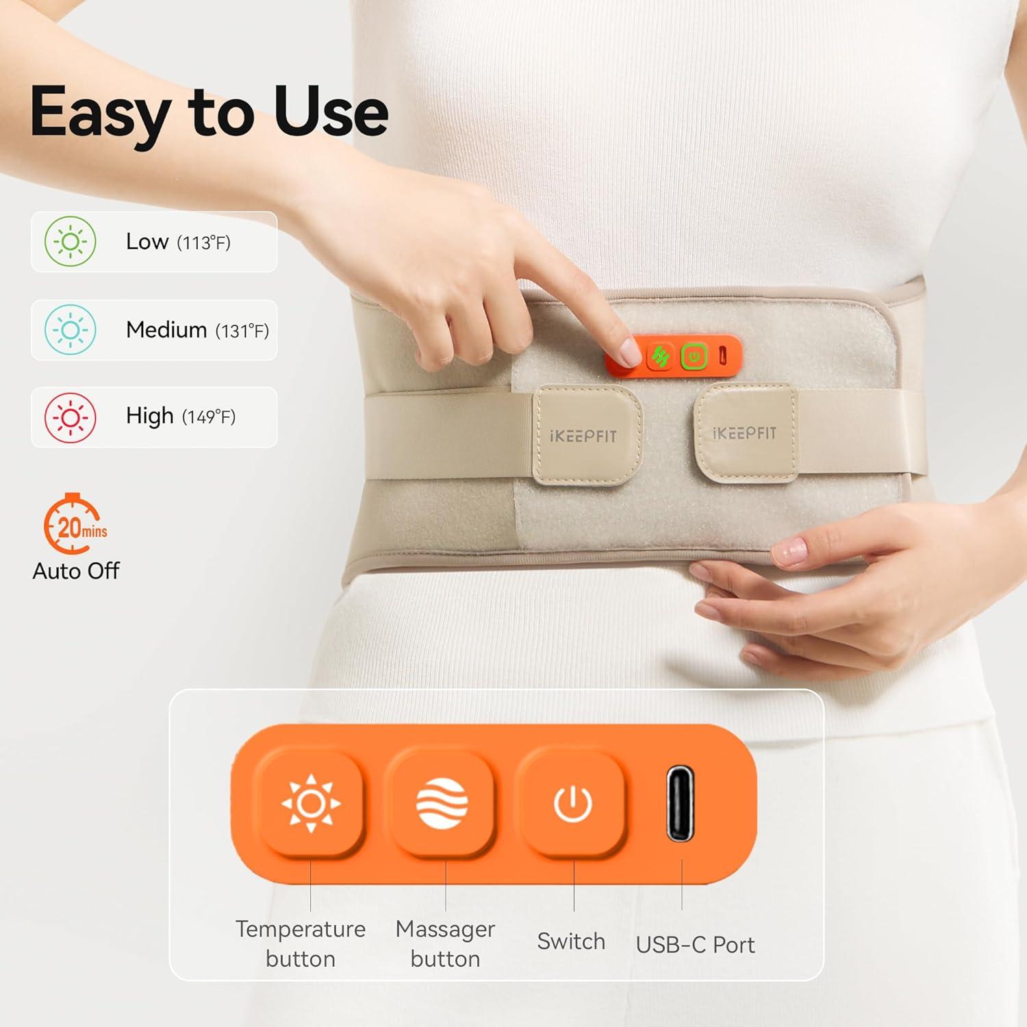 Almohadilla Térmica Inalámbrica IKEEPFIT MAXwarm 4.0 165 cm