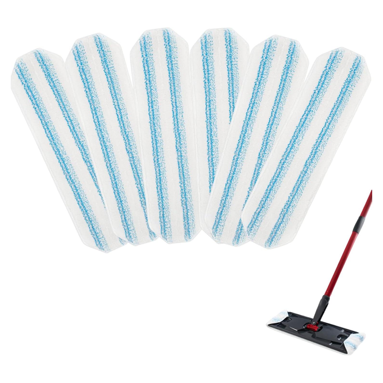 Paquete de 6 almohadillas de microfibra O-Cedar H2prO