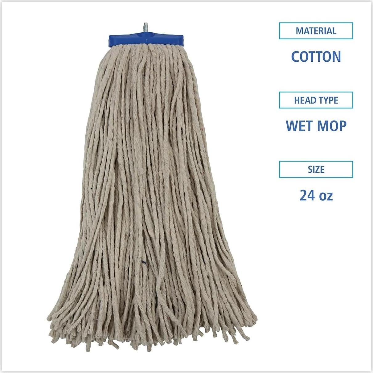 Cabezal de Mopa Boardwalk CM22024 Algodón Blanco 12 Unidades