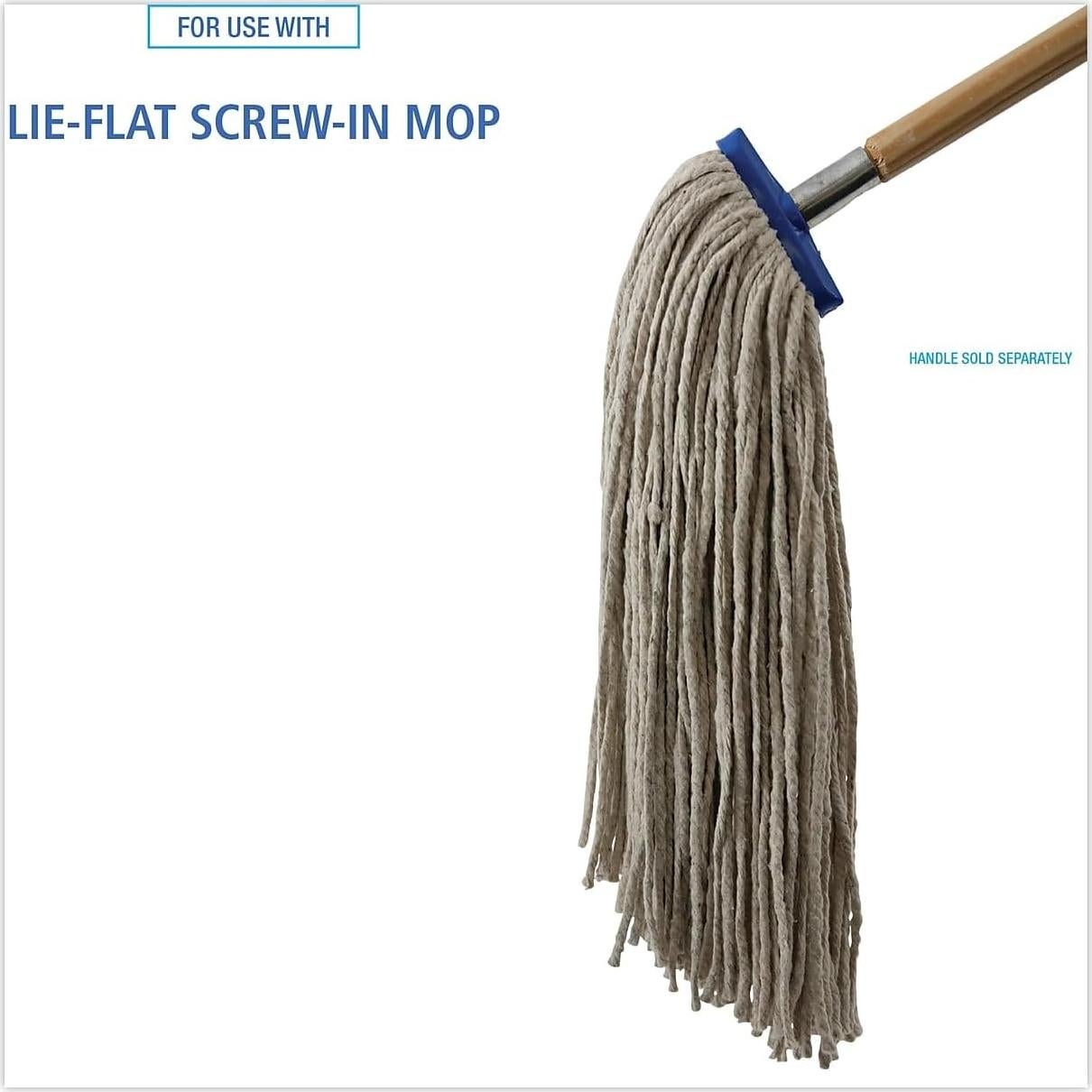 Cabezal de Mopa Boardwalk CM22024 Algodón Blanco 12 Unidades