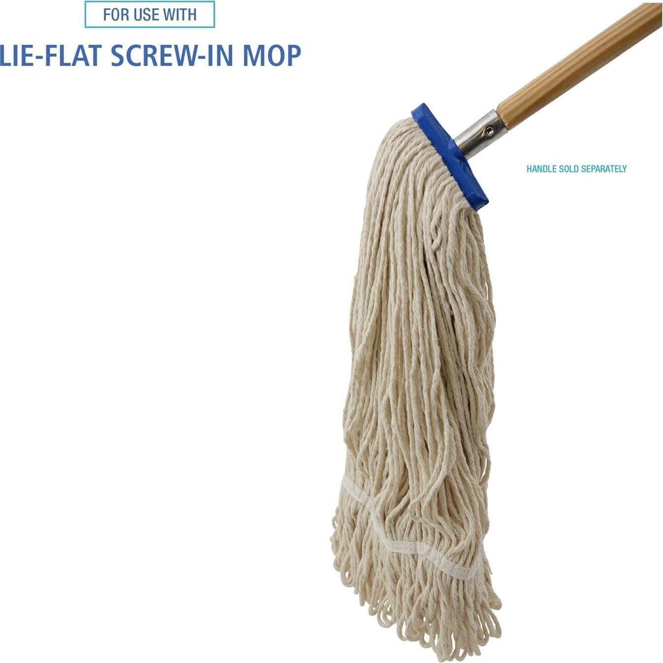 Cabezal de Mopa Boardwalk BWK824C 24 oz Algodón Blanco Paquete 12