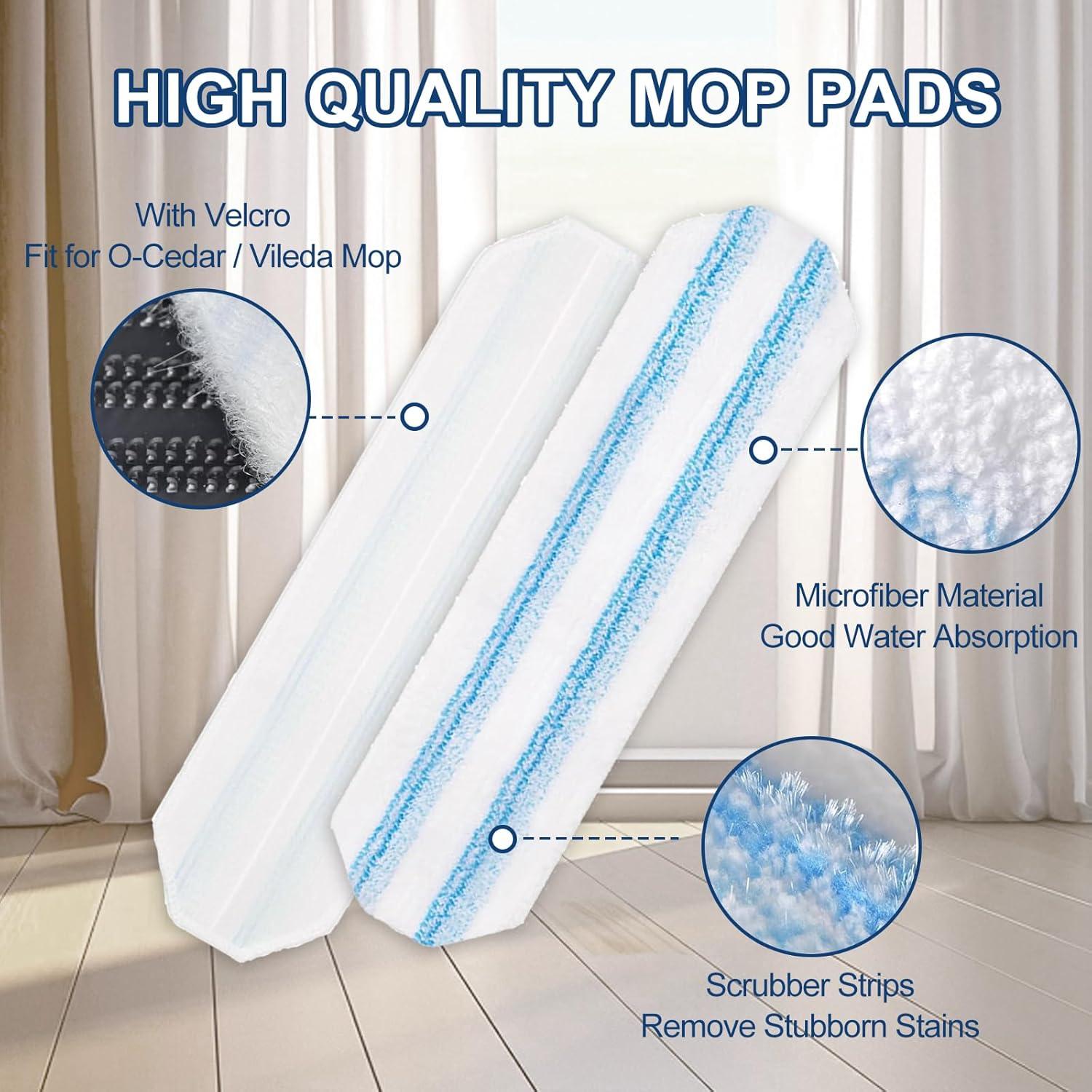 Reemplazo de almohadillas de mopa O-Cedar H2Pro 6 unidades