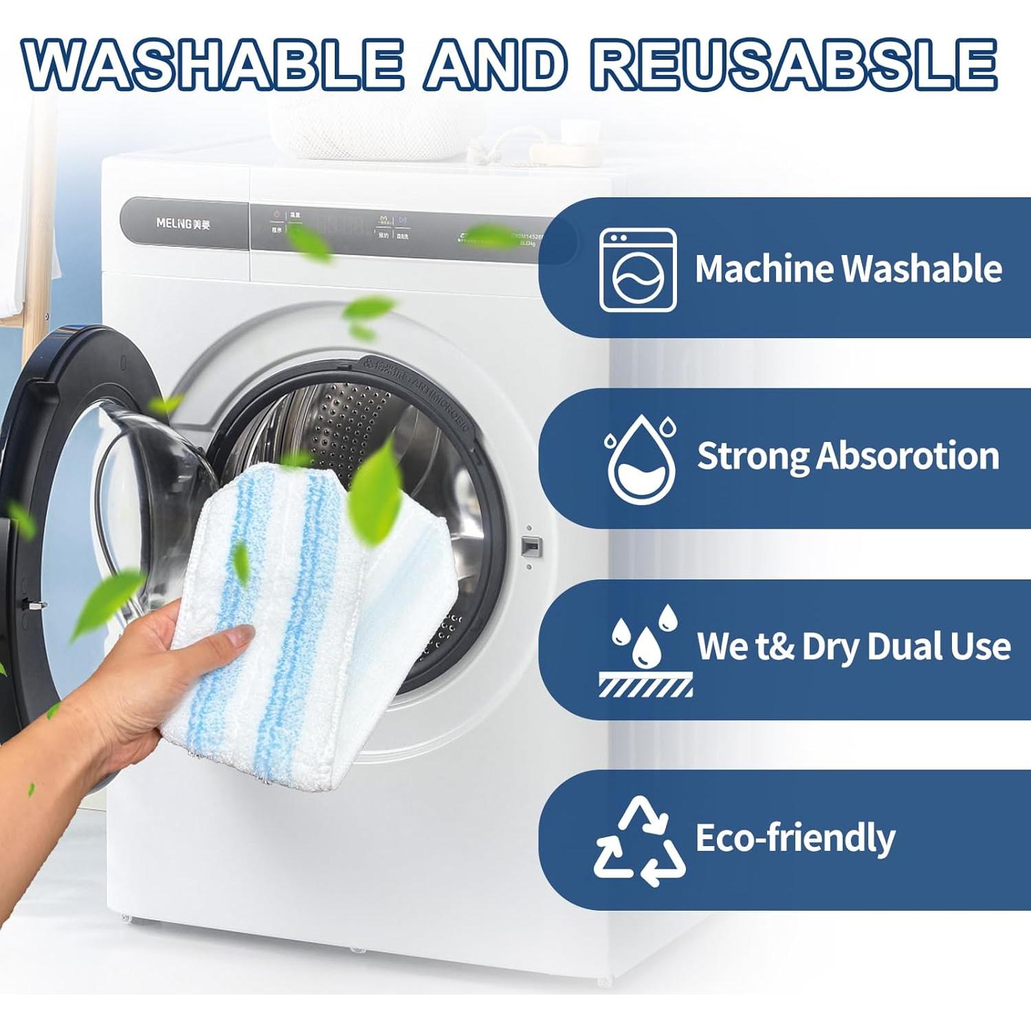 Reemplazo de almohadillas de mopa O-Cedar H2Pro 6 unidades