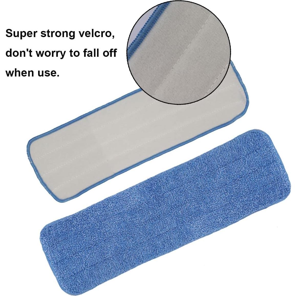 Paquete de 10 cabezales de repuesto microfibra 18x5.6cm Bona