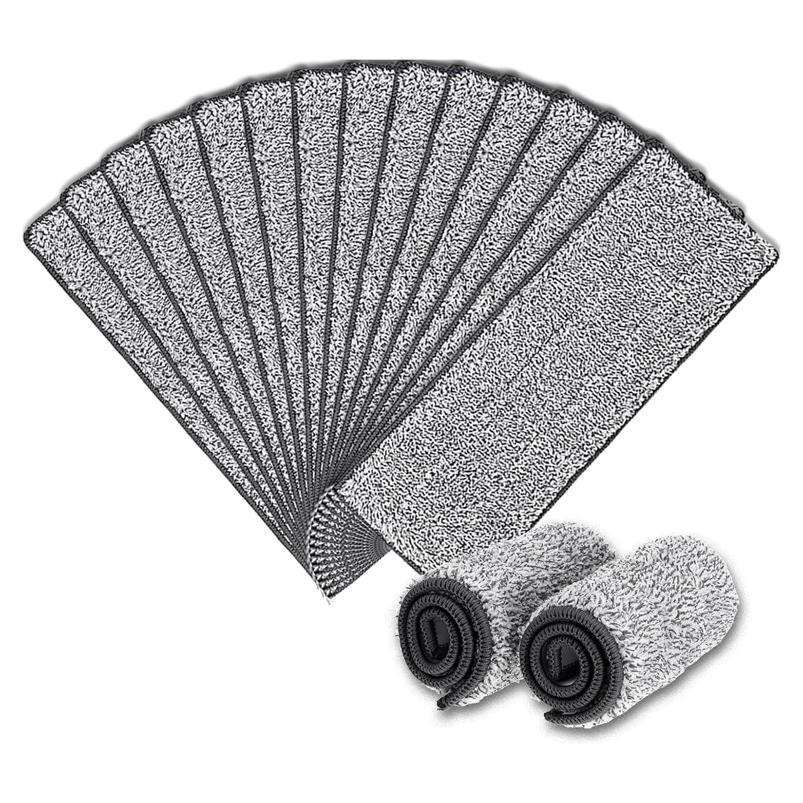 Paquete de 14 almohadillas de trapeador Telooco 33x12 cm