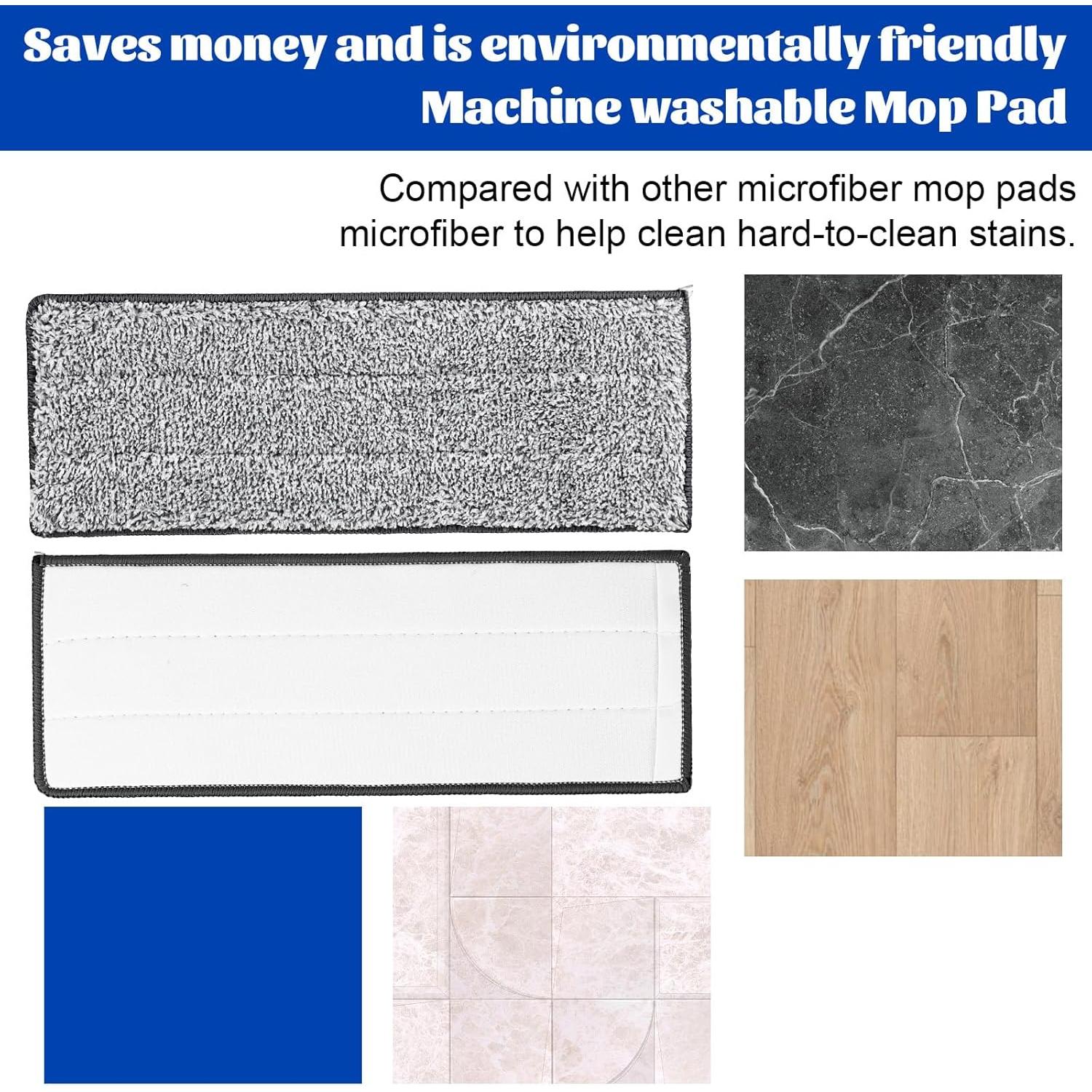 Paquete de 14 almohadillas de trapeador Telooco 33x12 cm