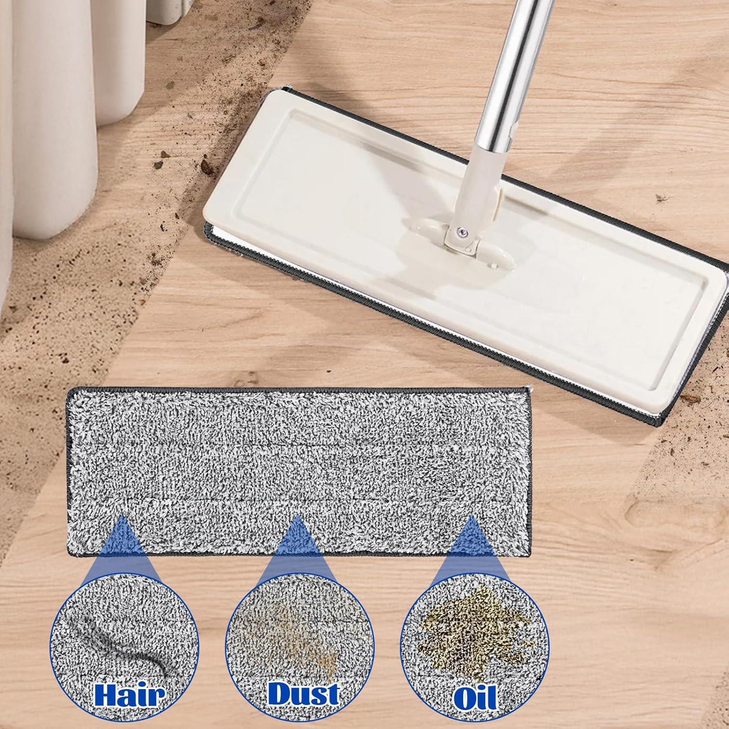 Paquete de 14 almohadillas de trapeador Telooco 33x12 cm